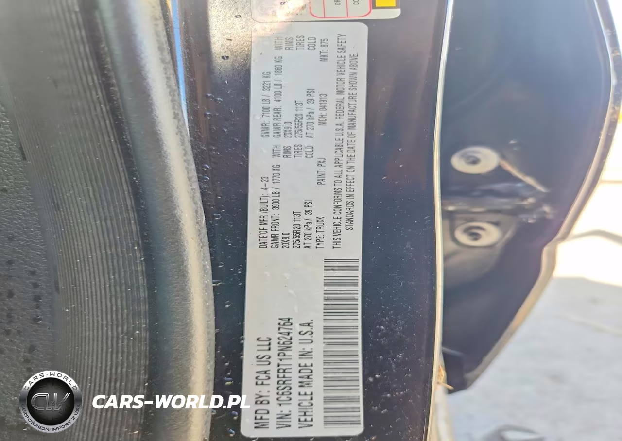 2023 Ram 1500 Laramie VIN:1C6SRFRT1PN624764 - 12