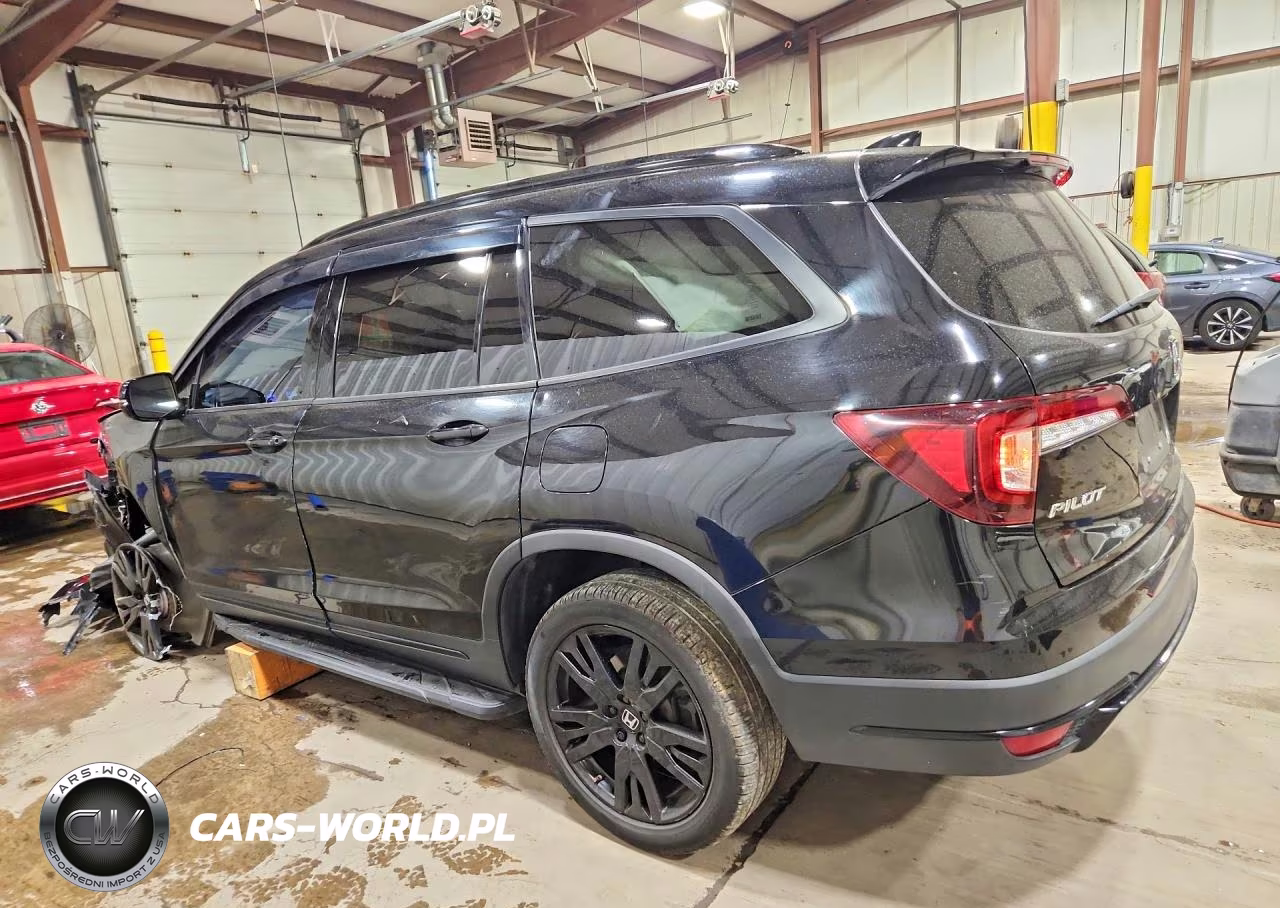 2021 Honda Pilot Black VIN:5FNYF6H7XMB000679 - 2