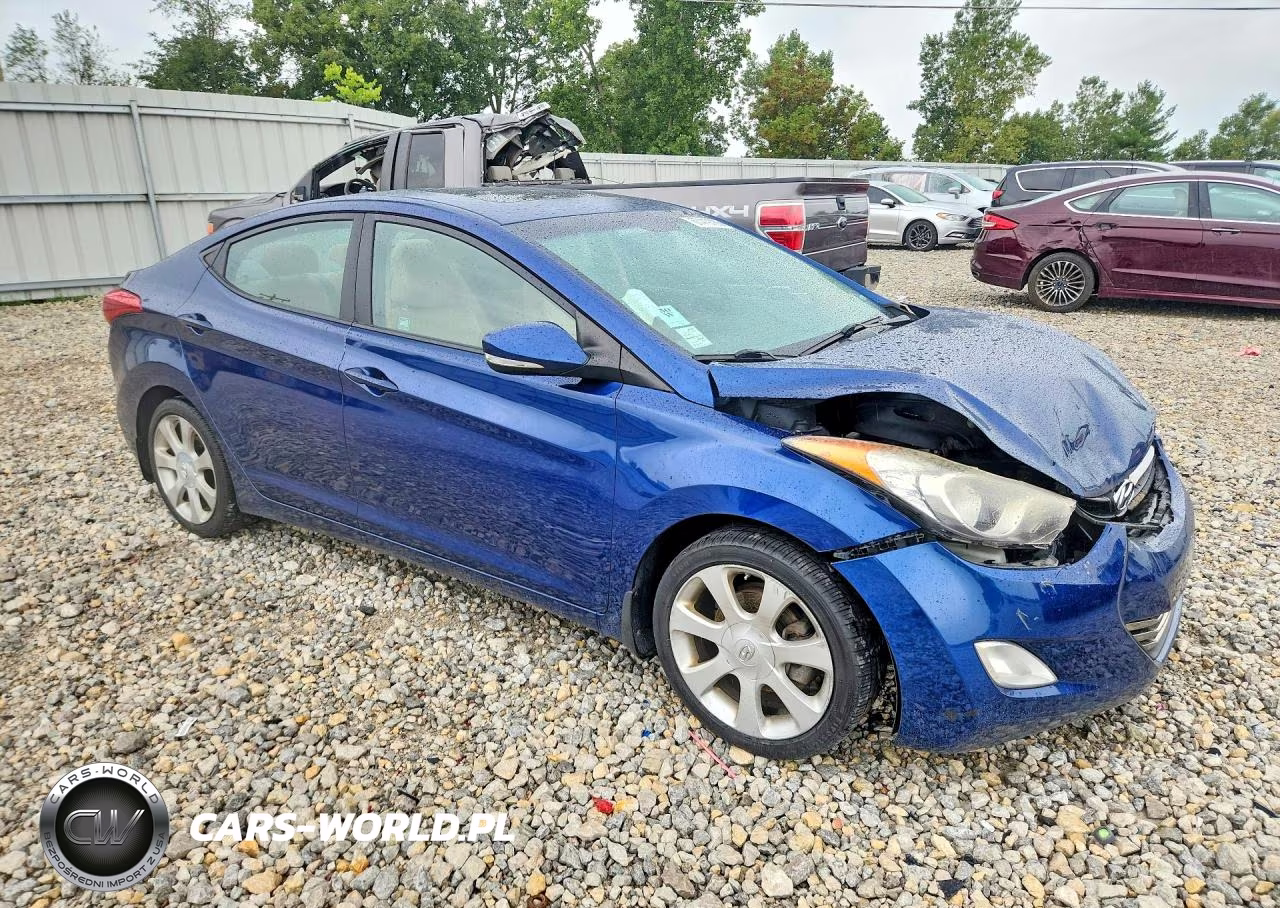 2013 Hyundai Elantra Limited VIN:KMHDH4AEXDU568388 - 4