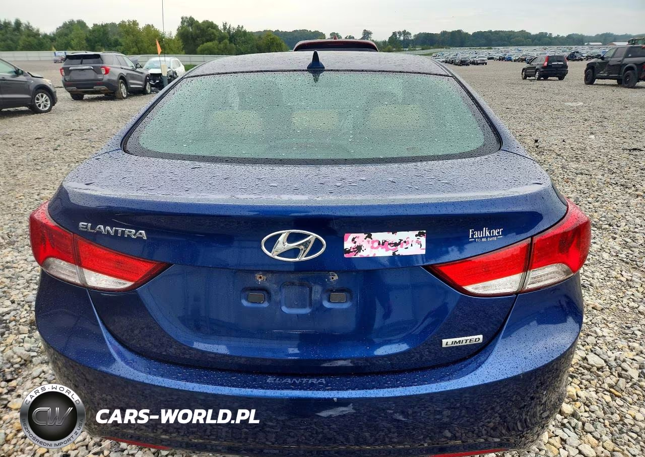 2013 Hyundai Elantra Limited VIN:KMHDH4AEXDU568388 - 6