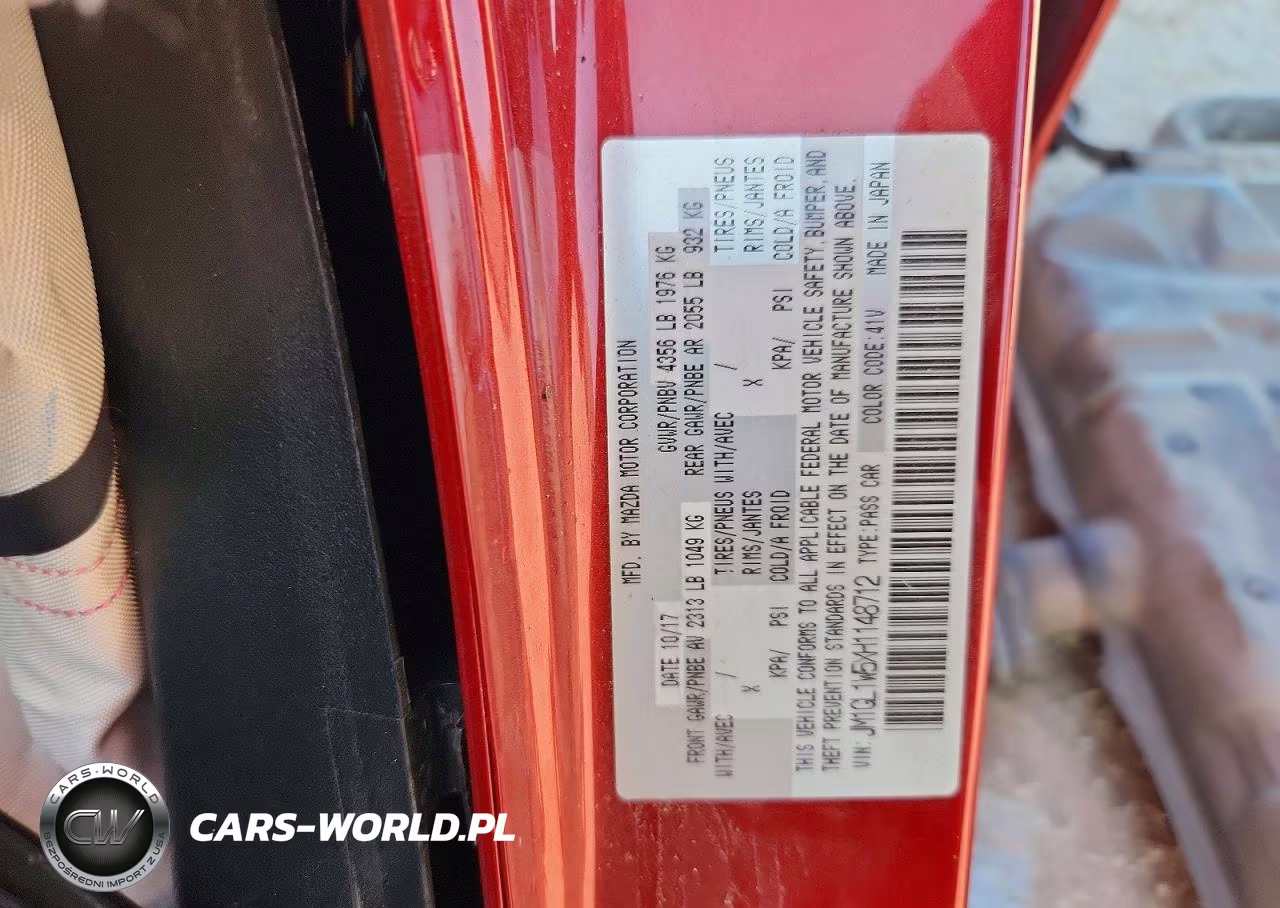 2017 Mazda 6 Grand Touring VIN:JM1GL1W5XH1148712 - 12