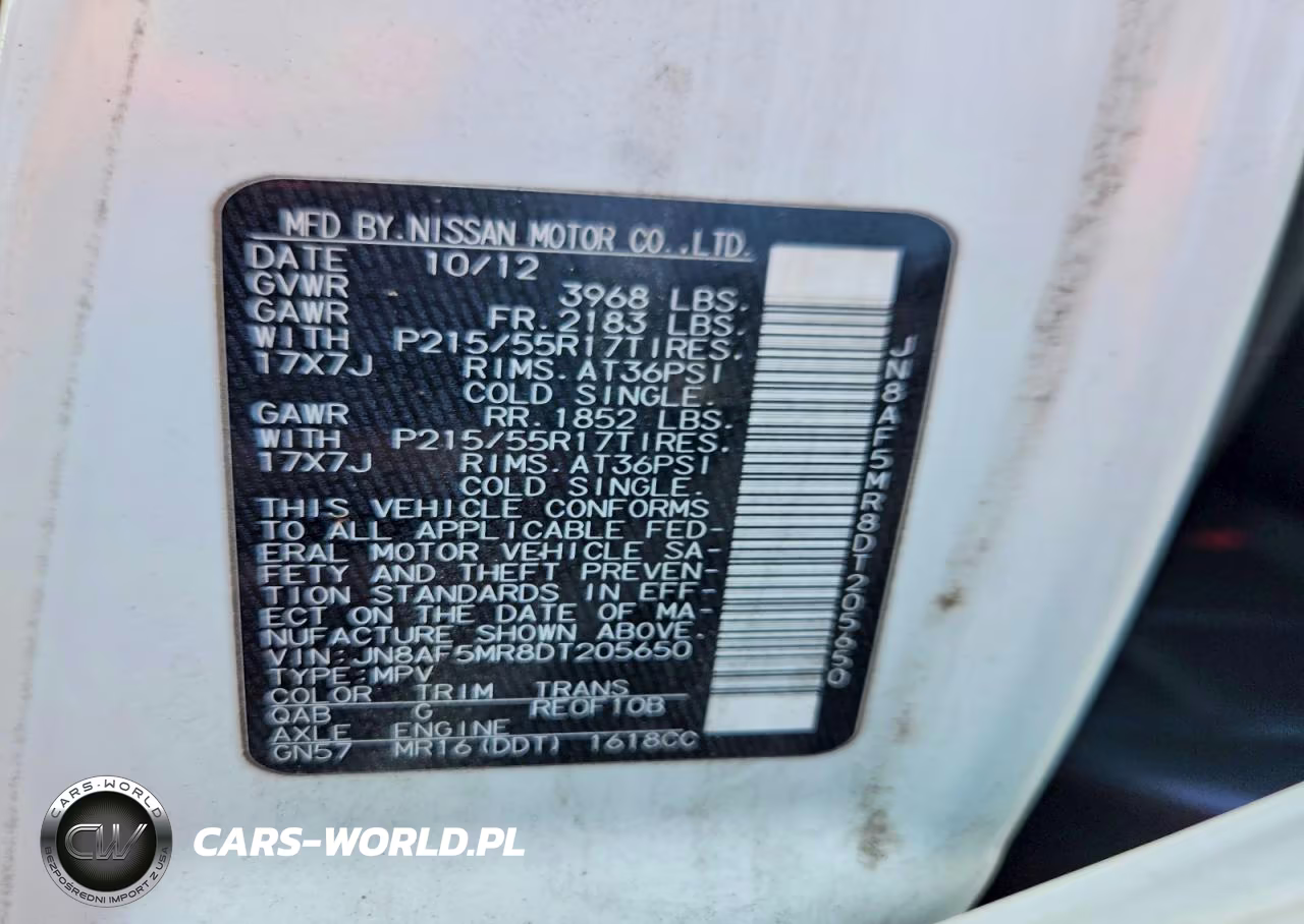 2013 Nissan Juke S VIN:JN8AF5MR8DT205650 - 12