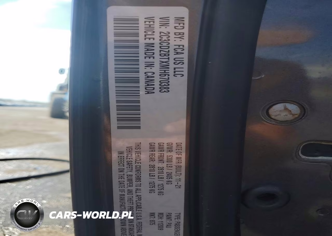 2021 Dodge Challenger R-T VIN:2C3CDZBTXMH670383 - 12