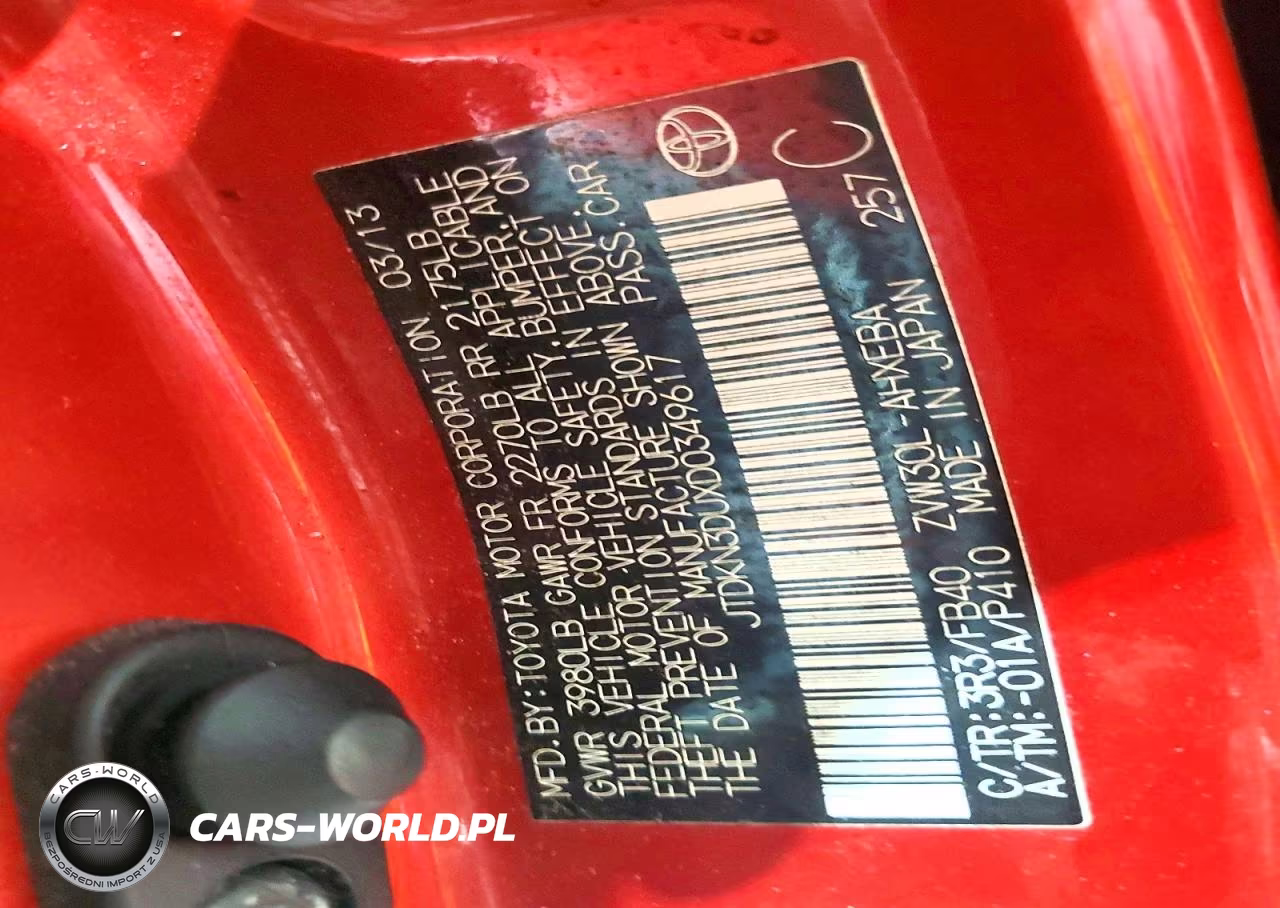 2013 Toyota Prius Three VIN:JTDKN3DUXD0349617 - 13
