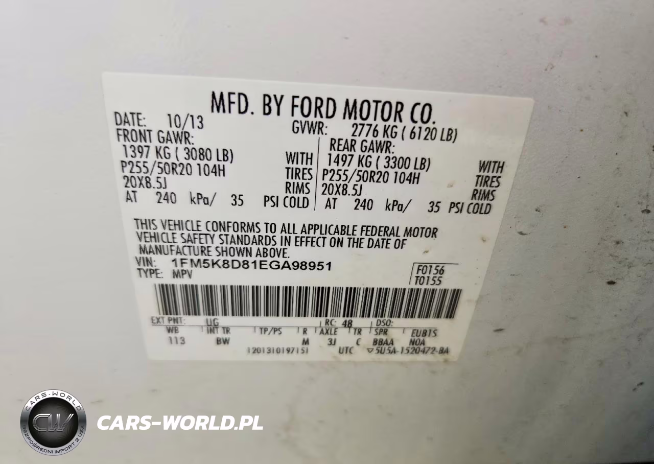2014 Ford Explorer Xlt VIN:1FM5K8D81EGA98951 - 13