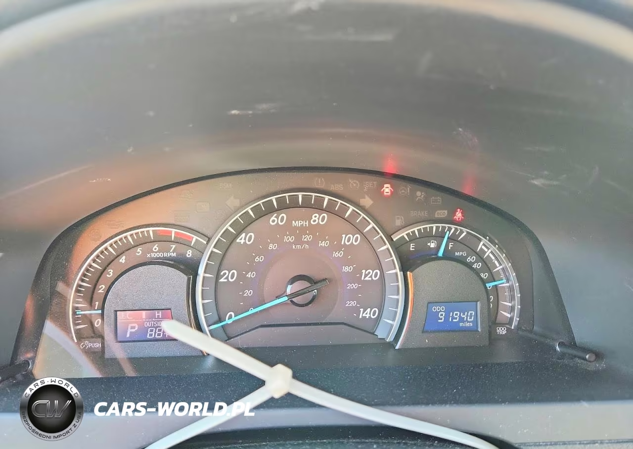2012 Toyota Camry Xle VIN:4T4BF1FK8CR228722 - 9