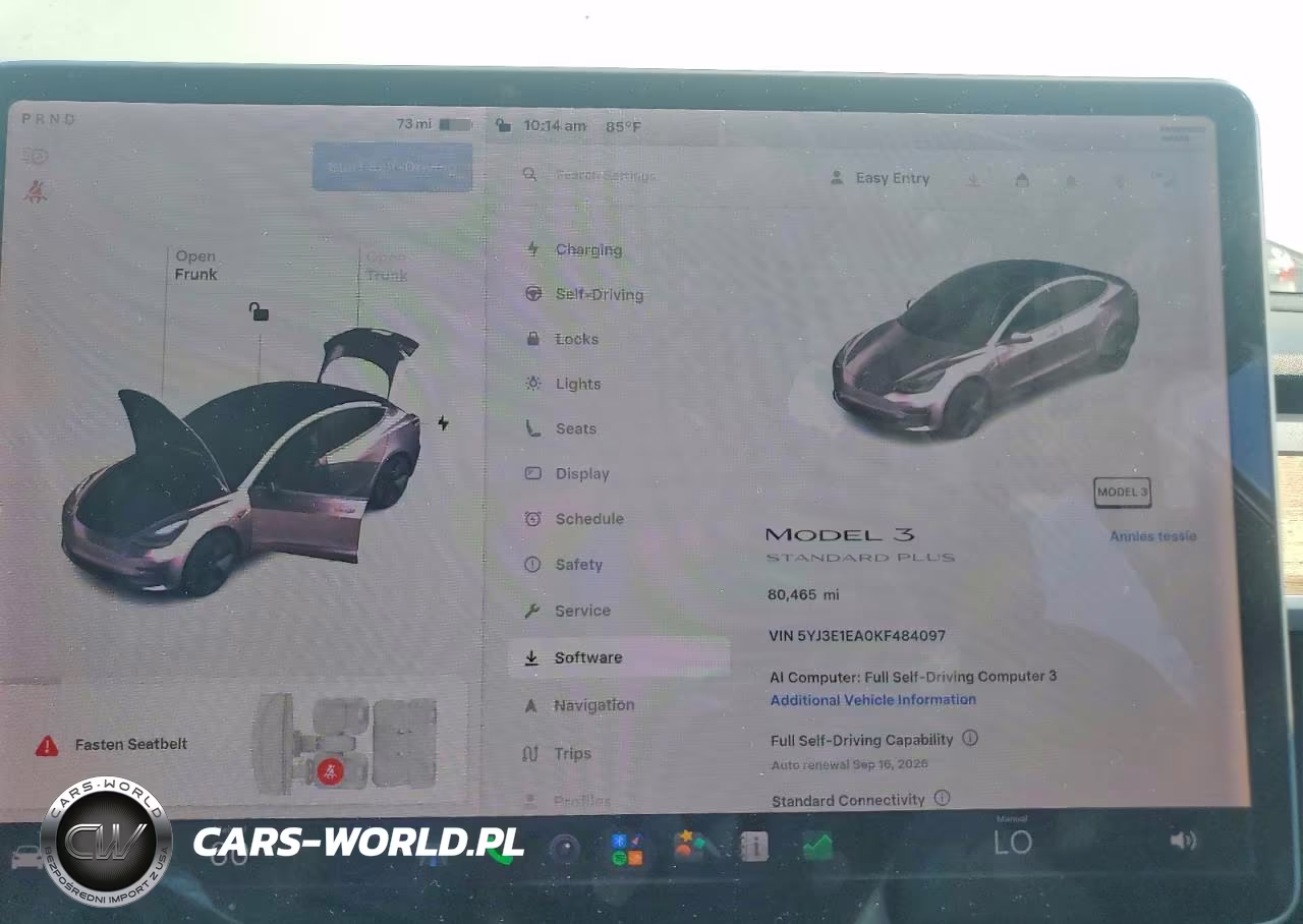 2019 Tesla Model 3 VIN:5YJ3E1EA0KF484097 - 9
