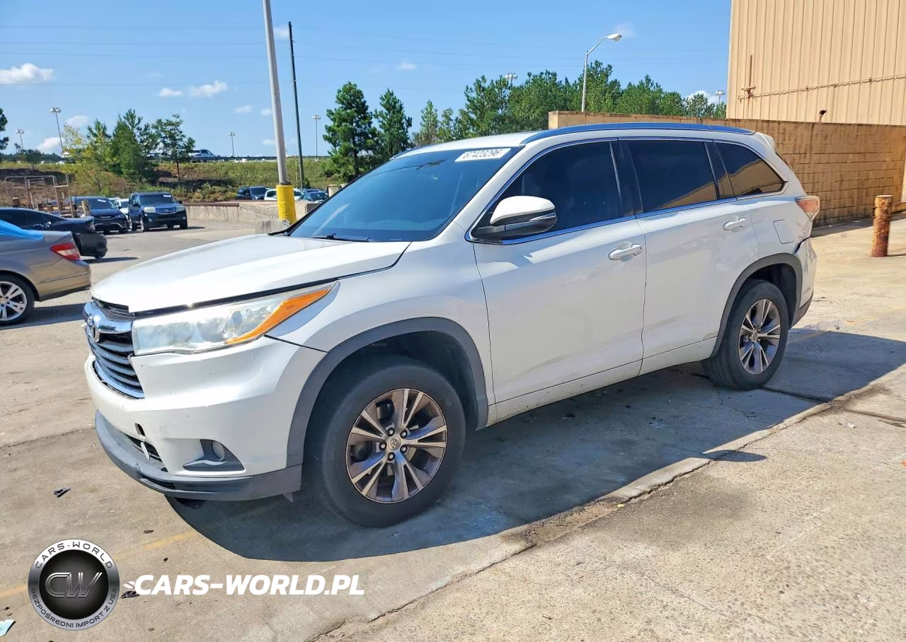 2014 Toyota Highlander Xle – zdjęcie 1 z 12