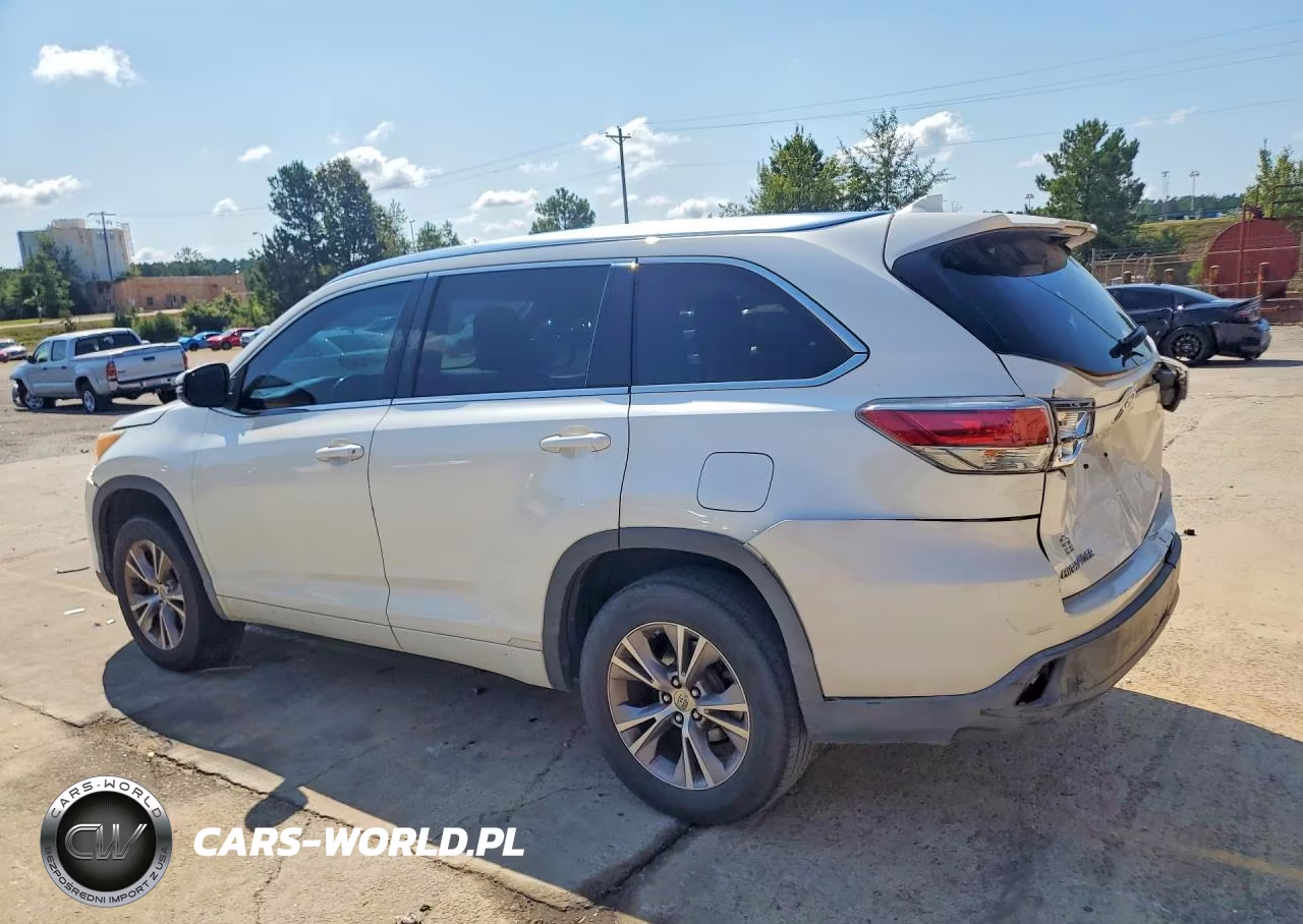 2014 Toyota Highlander Xle VIN:5TDKKRFH3ES006335 - 2