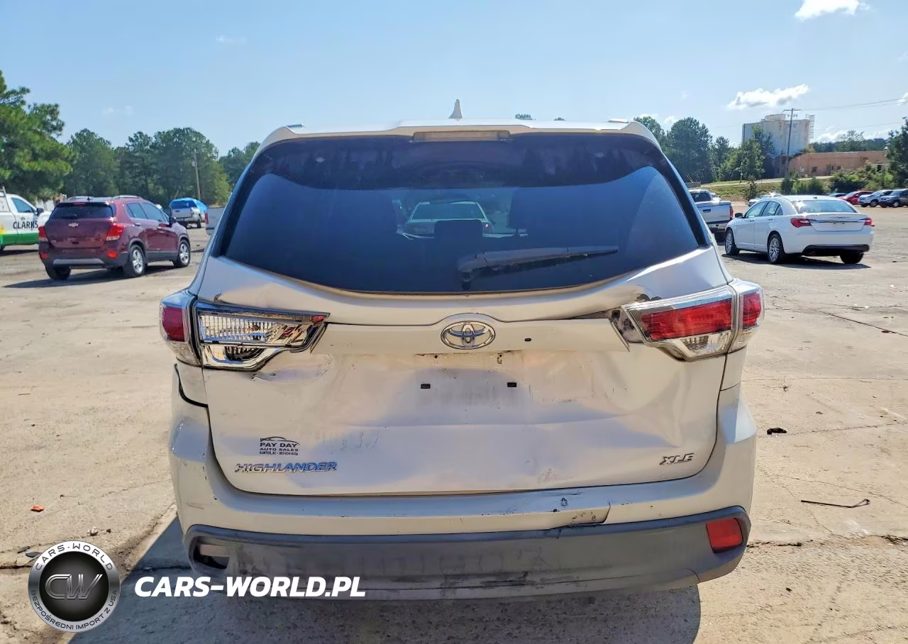 2014 Toyota Highlander Xle VIN:5TDKKRFH3ES006335 - 6