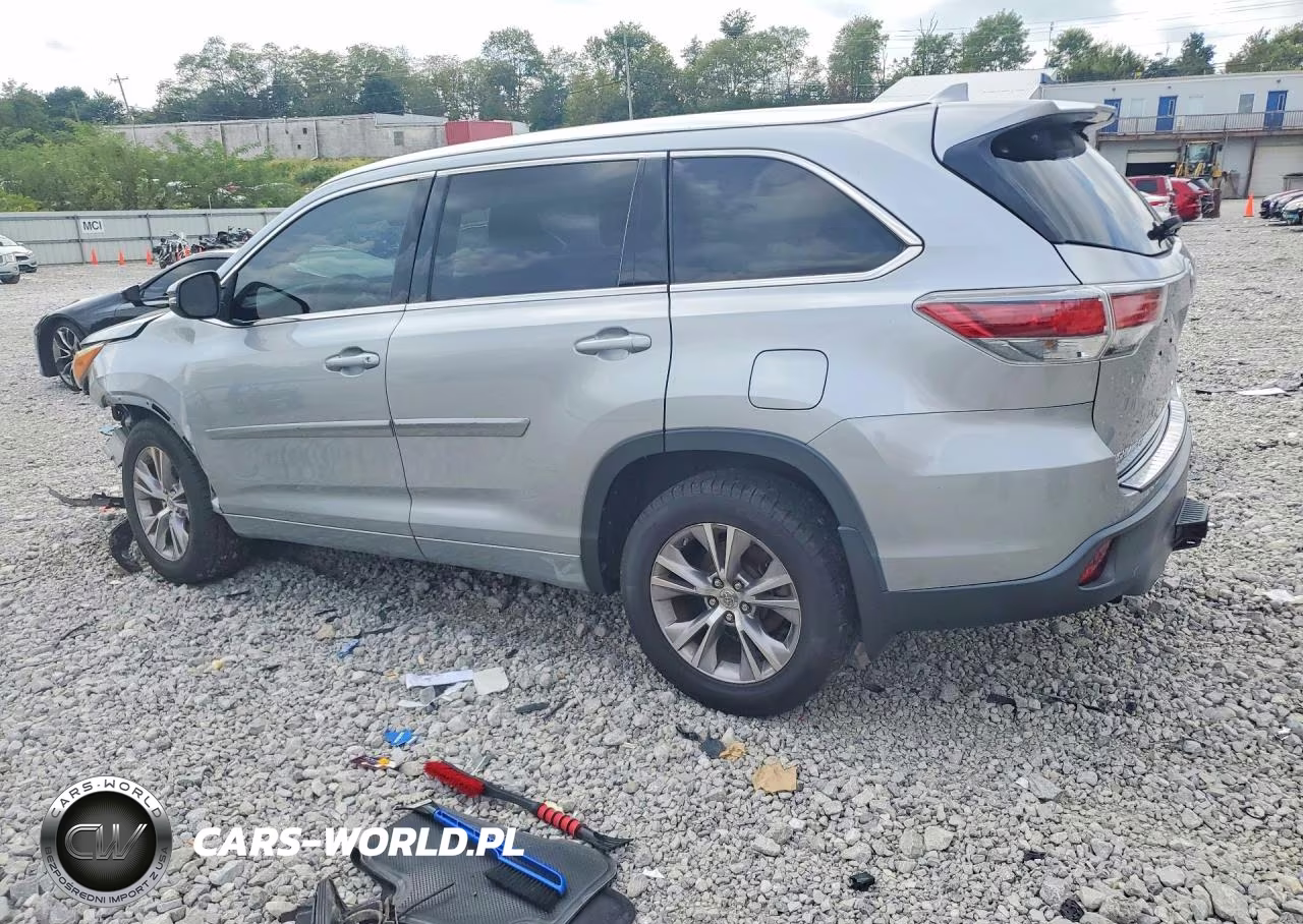 2015 Toyota Highlander Xle VIN:5TDKKRFH5FS071110 - 2