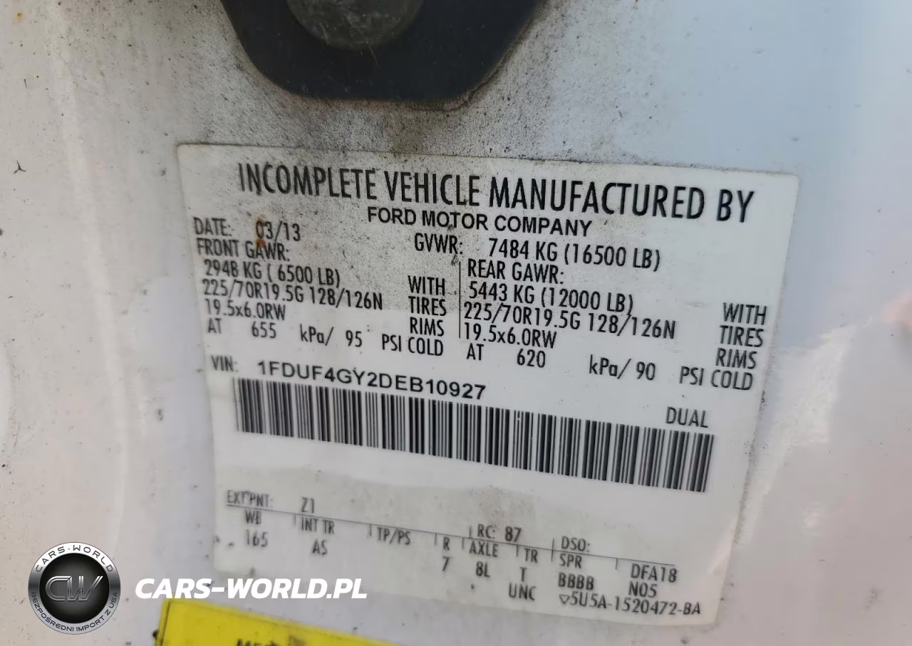 2013 Ford F450 Super Duty VIN:1FDUF4GY2DEB10927 - 14