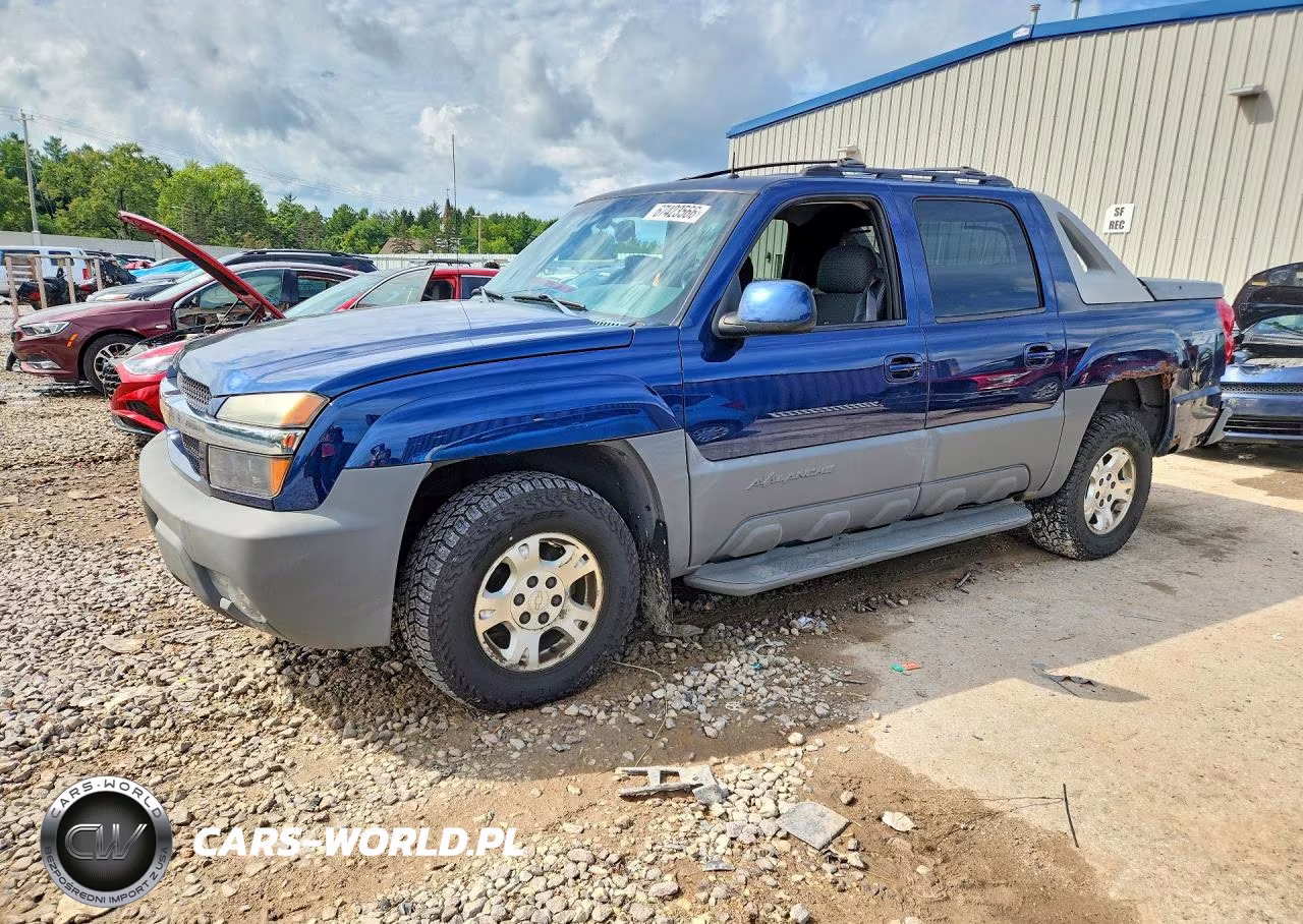 2002 Chevrolet Avalanche K1500 VIN:3GNEK13T72G134280 - 1