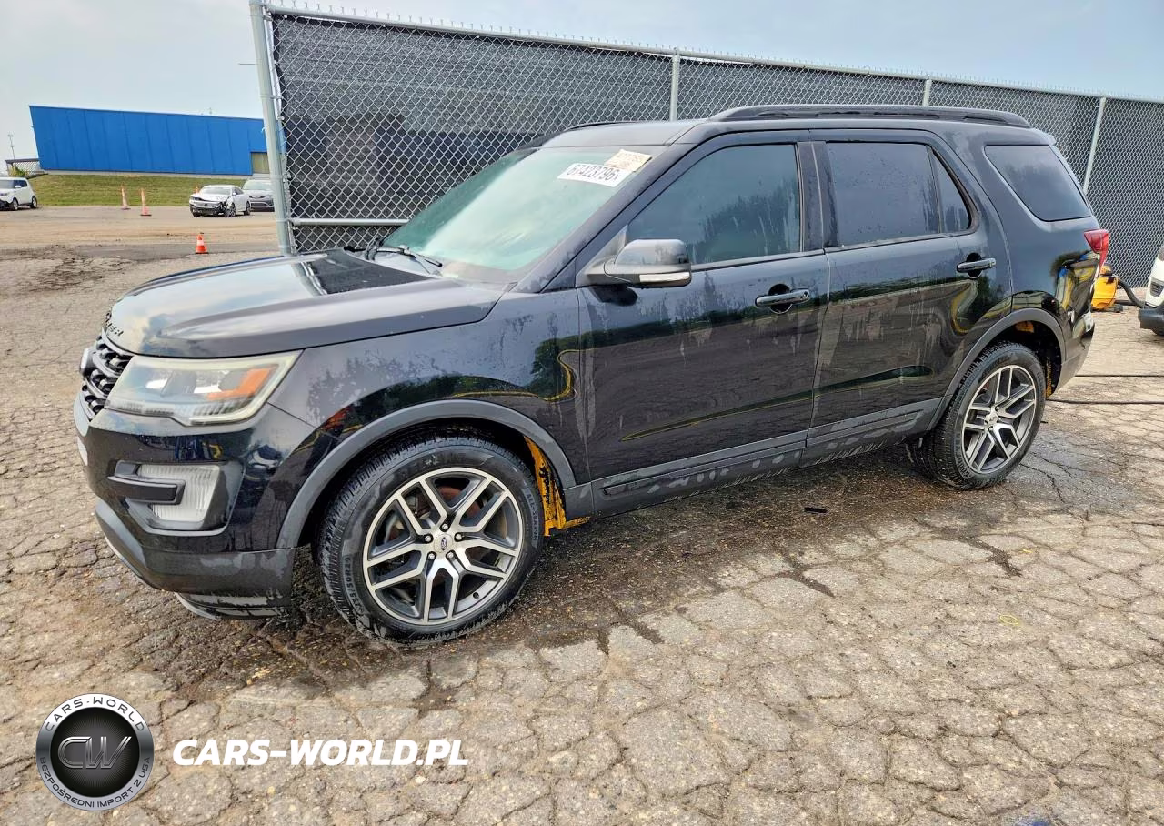 2017 Ford Explorer Sport VIN:1FM5K8GT8HGD02357 - 1