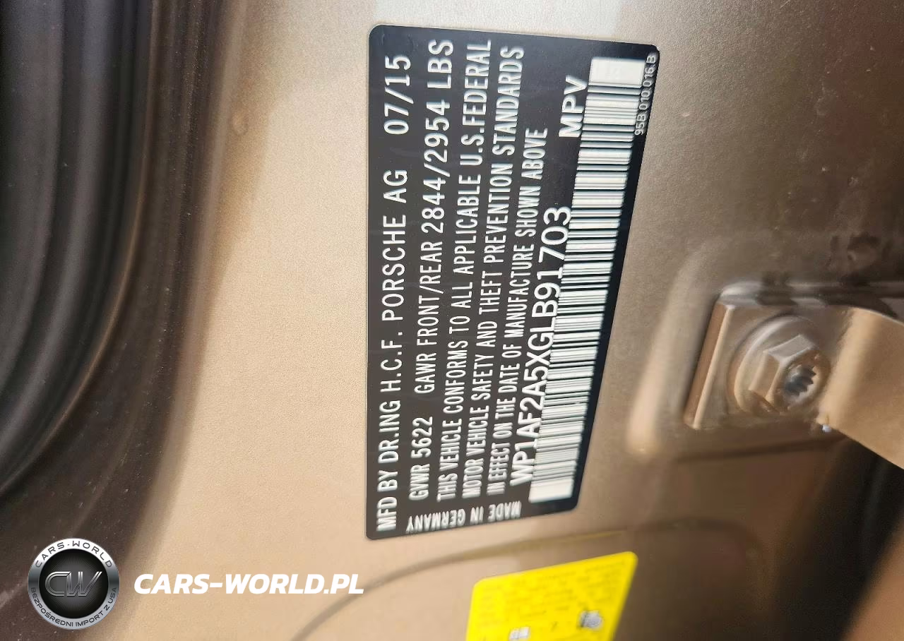2016 Porsche Macan Turbo VIN:WP1AF2A5XGLB91703 - 12