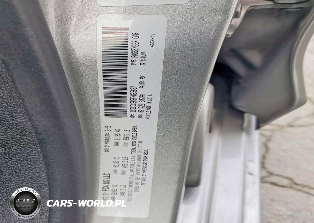 2015 Chrysler 200 S VIN:1C3CCCBB8FN665667 - 12