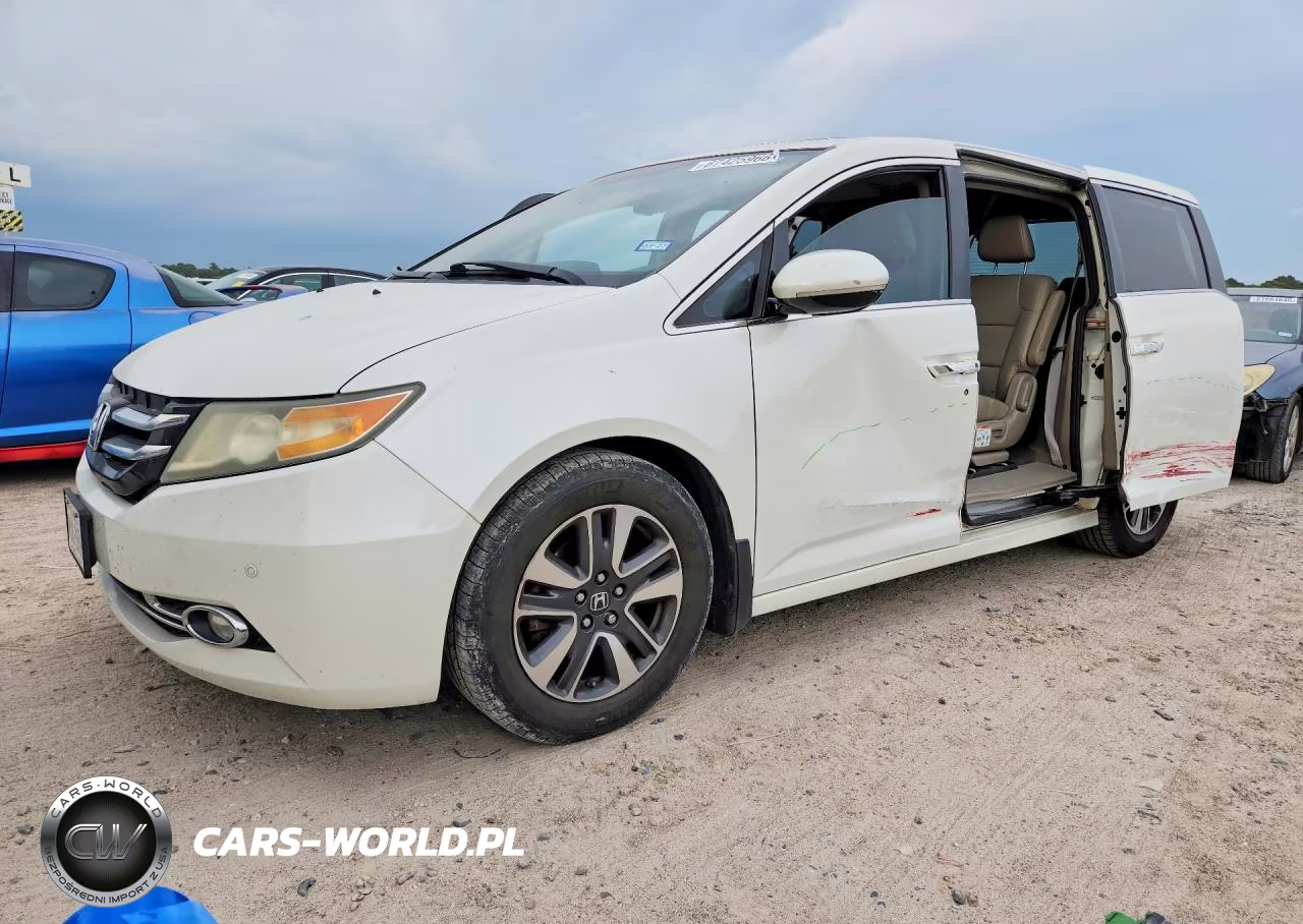 2014 Honda Odyssey Touring VIN:5FNRL5H97EB050367 - 1
