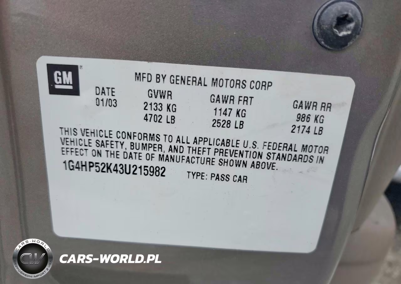 2003 Buick Lesabre Custom VIN:1G4HP52K43U215982 - 12