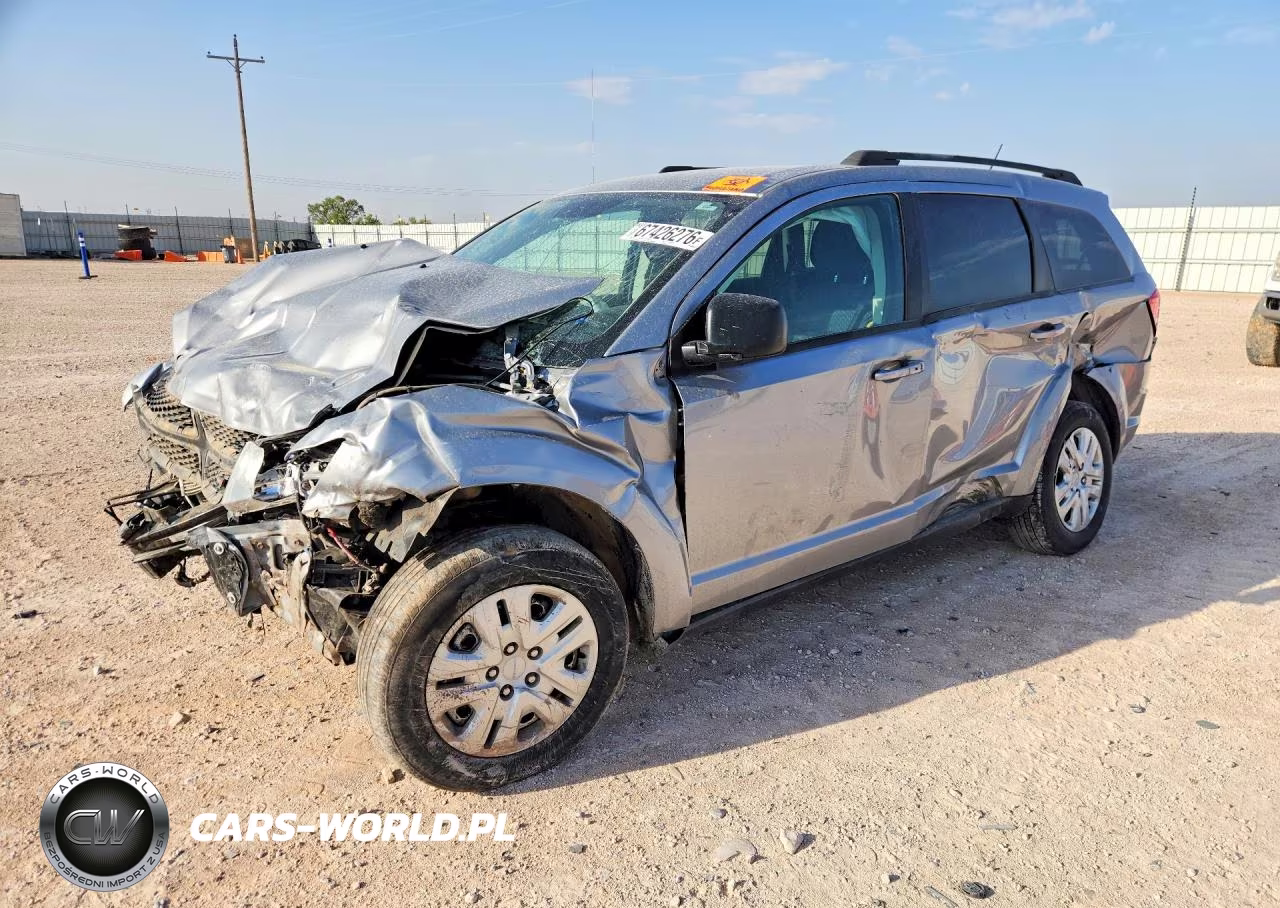 2018 Dodge Journey Se VIN:3C4PDCAB6JT302045 - 1