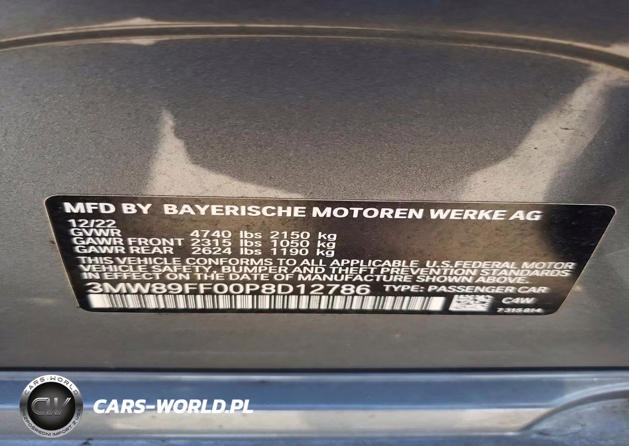 2023 BMW 330Xi VIN:3MW89FF00P8D12786 - 12