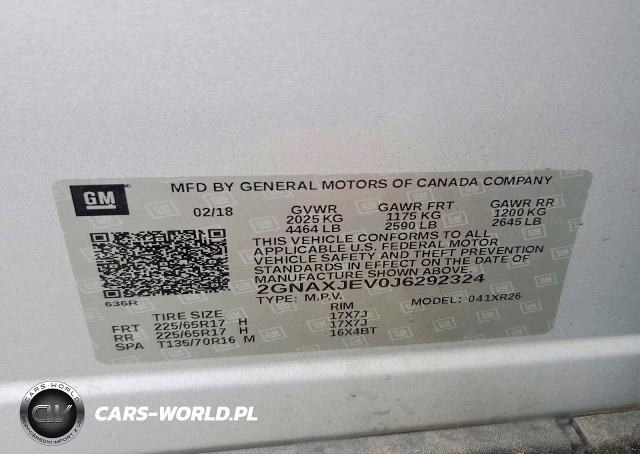 2018 Chevrolet Equinox Lt VIN:2GNAXJEV0J6292324 - 12