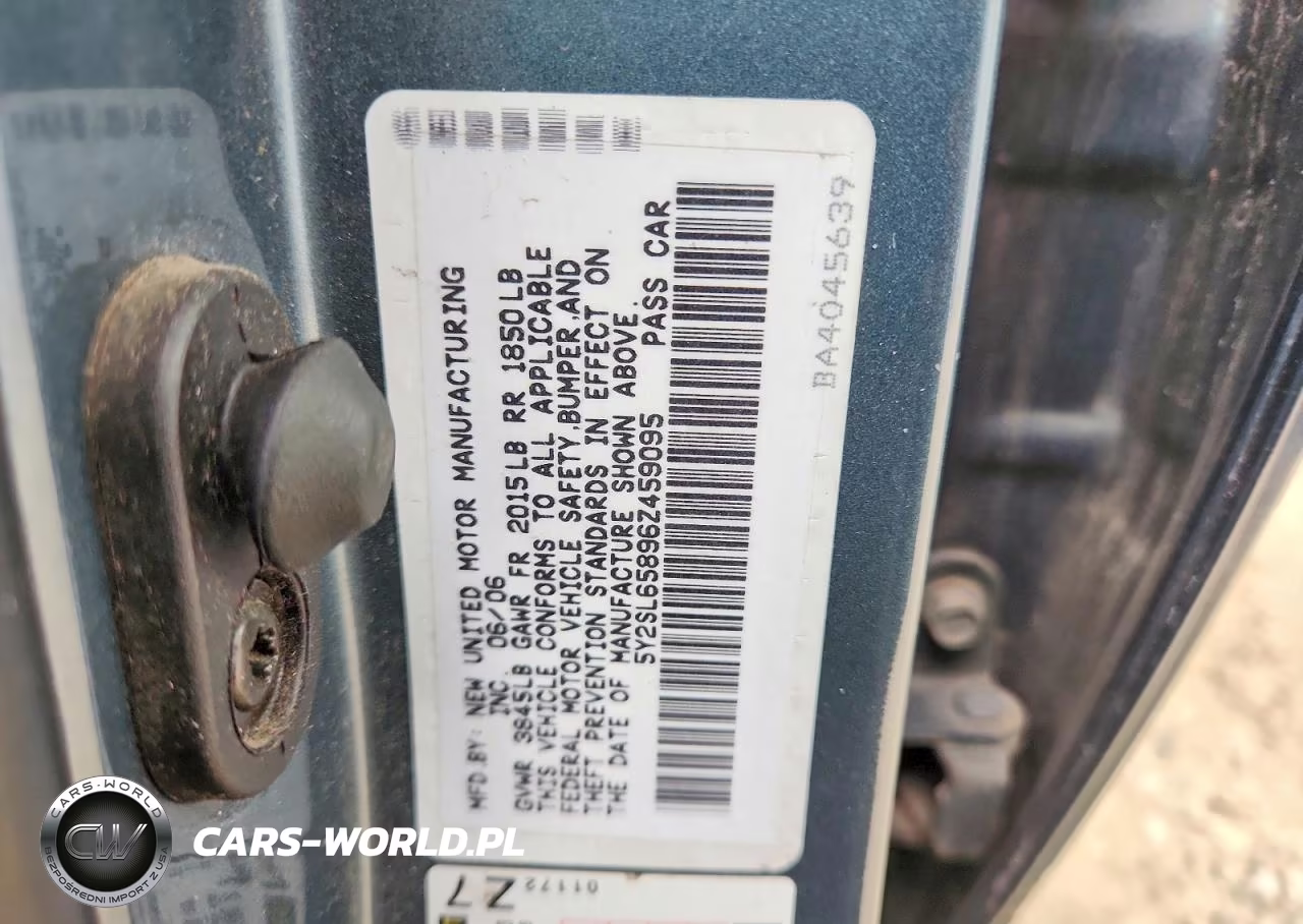 2006 Pontiac Vibe VIN:5Y2SL65896Z459095 - 12