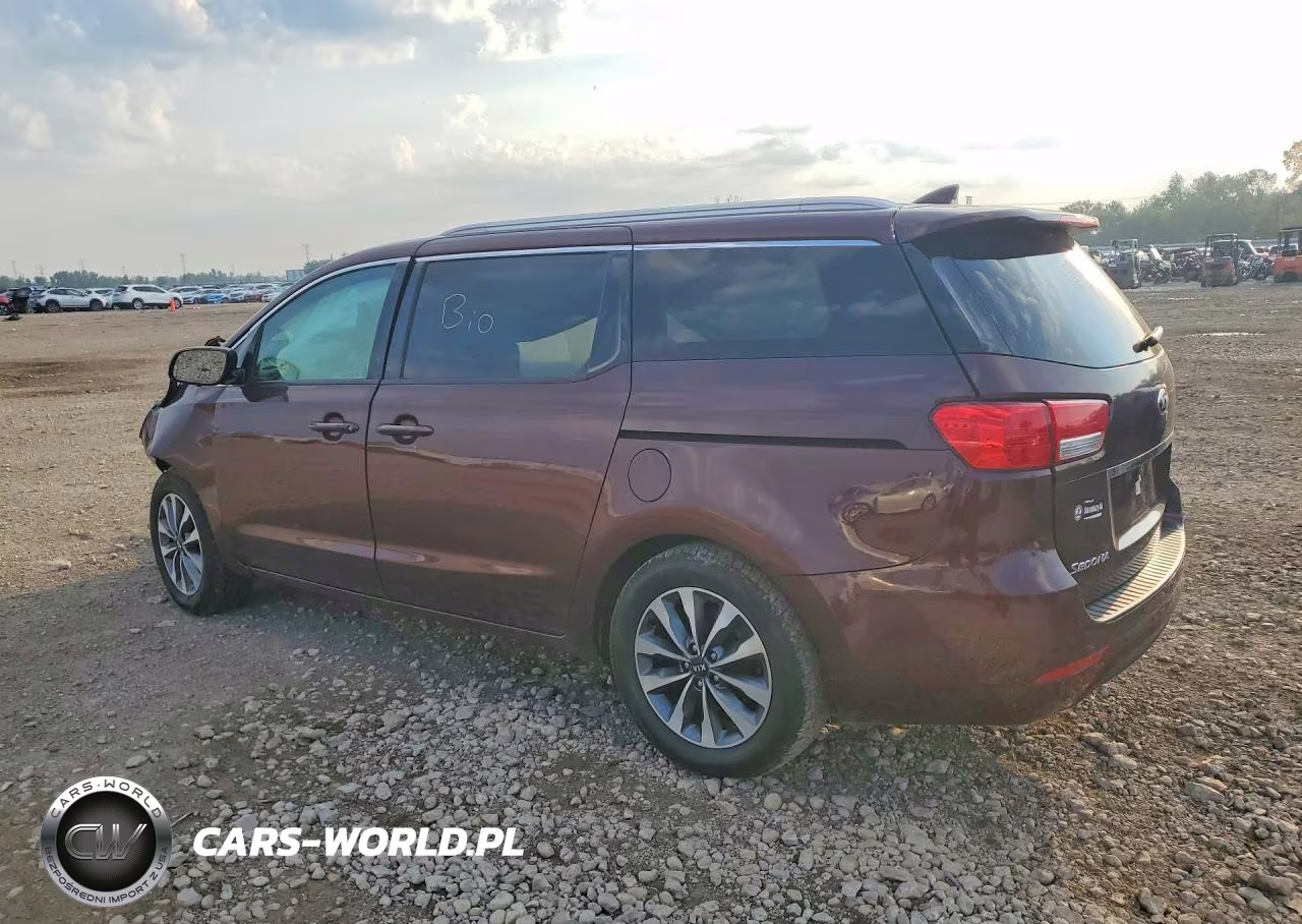 2015 Kia Sedona Sx VIN:KNDMC5C19F6050198 - 2