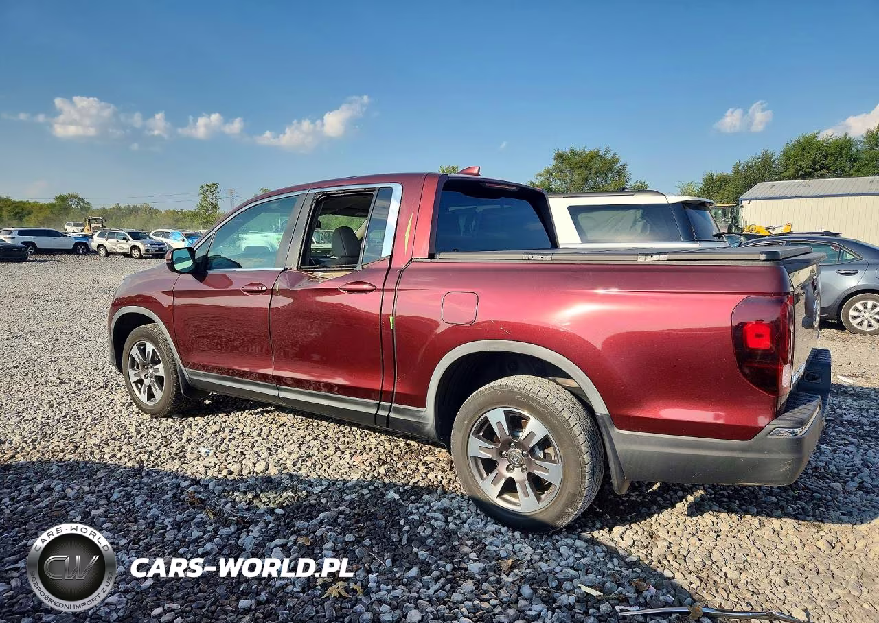 2017 Honda Ridgeline Rtl VIN:5FPYK3F68HB004327 - 2