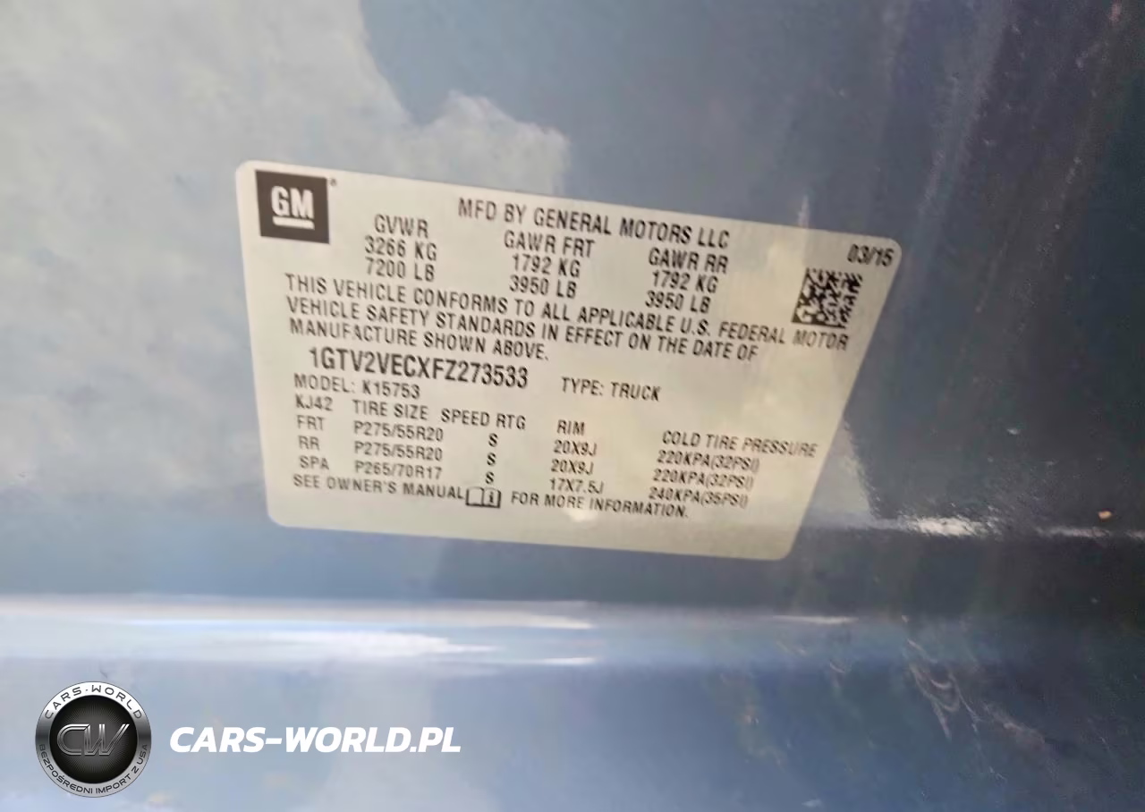 2015 GMC Sierra K1500 Slt VIN:1GTV2VECXFZ273533 - 12