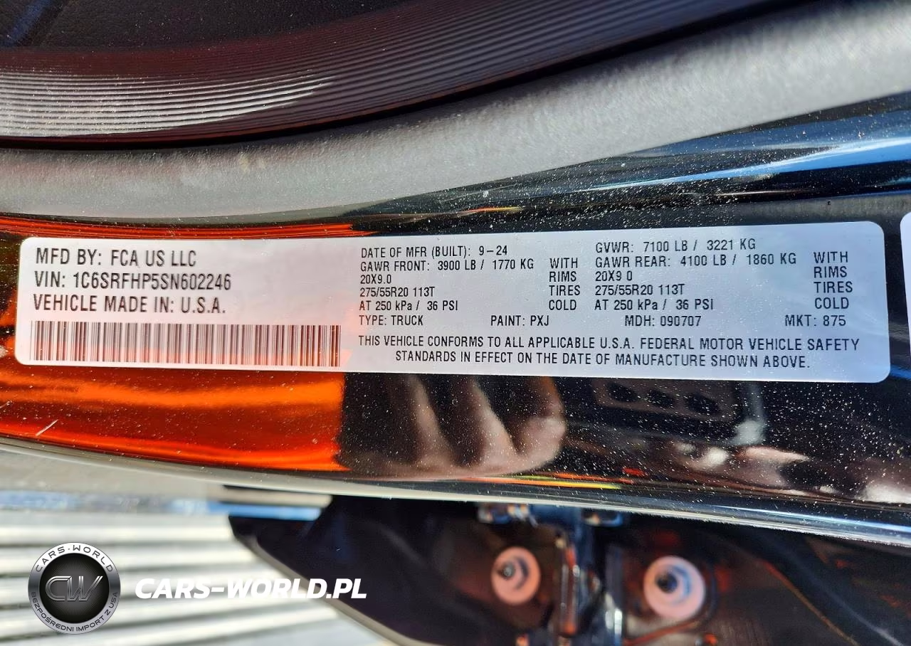 2025 Ram 1500 Limited VIN:1C6SRFHP5SN602246 - 12