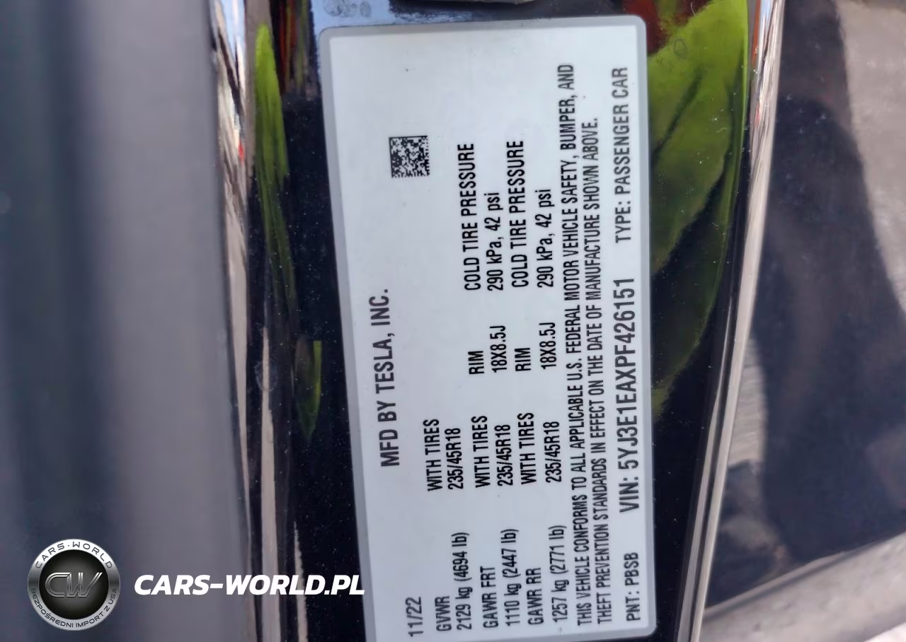 2023 Tesla Model 3 VIN:5YJ3E1EAXPF426151 - 13