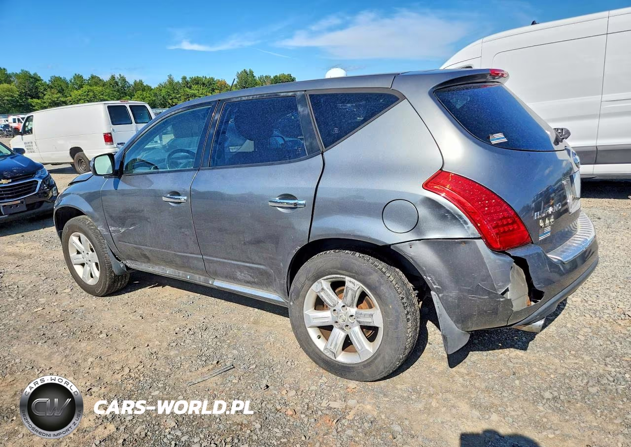 2007 Nissan Murano S VIN:JN8AZ08W87W640553 - 2