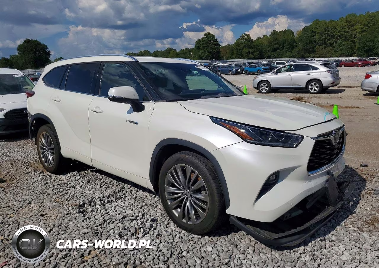 2021 Toyota Highlander Hybrid Platinum VIN:5TDFARAH8MS008754 - 4