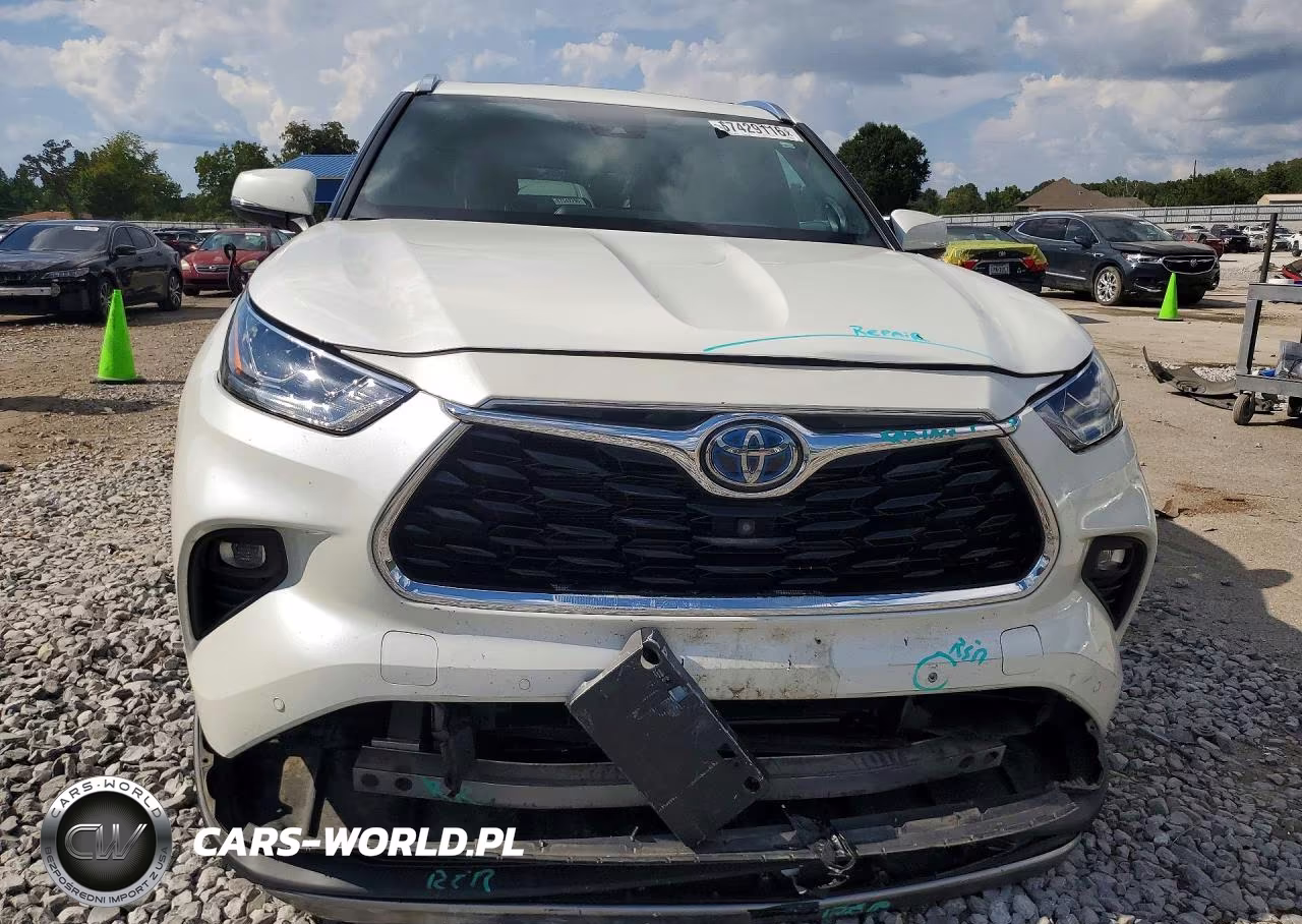 2021 Toyota Highlander Hybrid Platinum VIN:5TDFARAH8MS008754 - 5