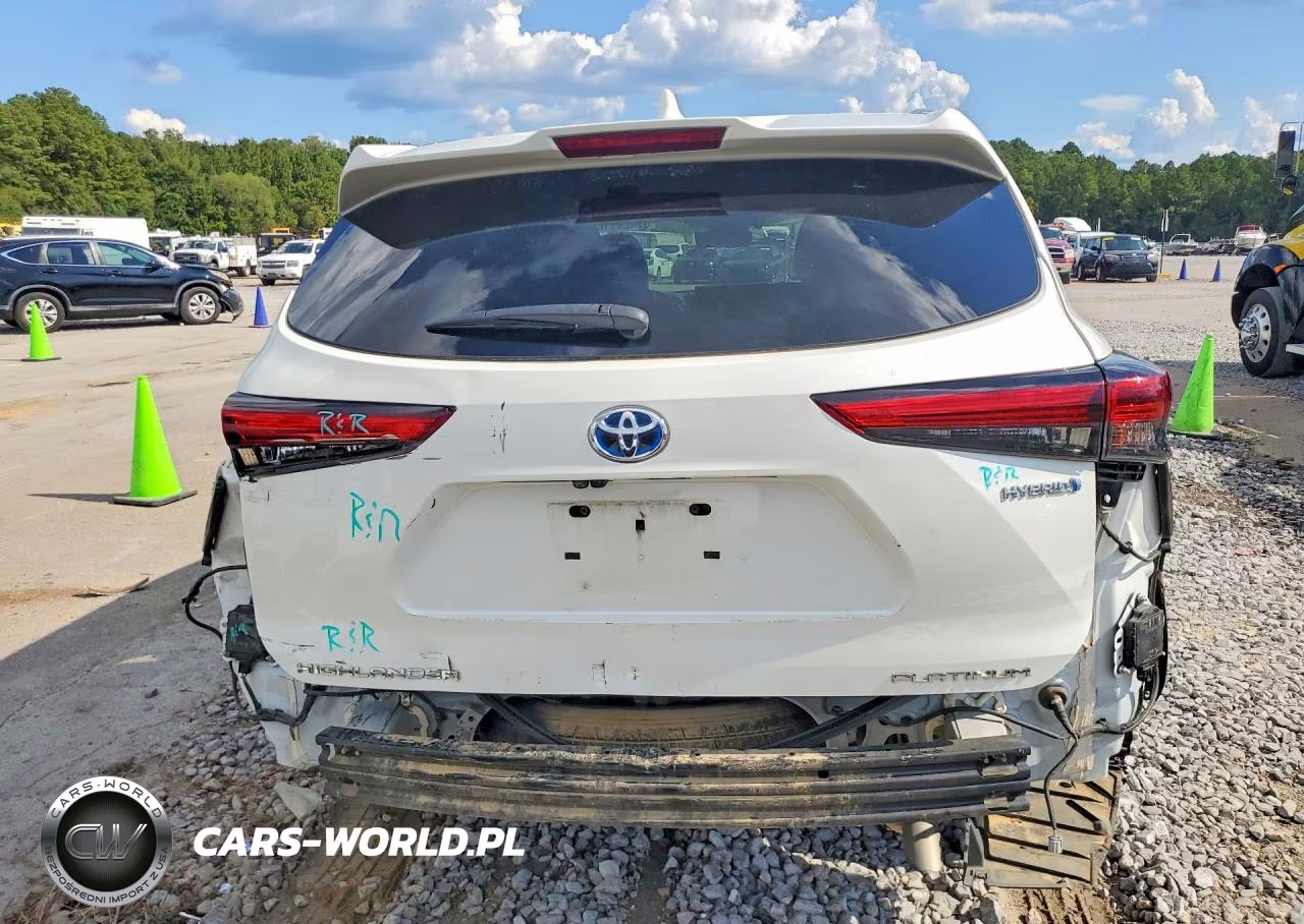 2021 Toyota Highlander Hybrid Platinum VIN:5TDFARAH8MS008754 - 6