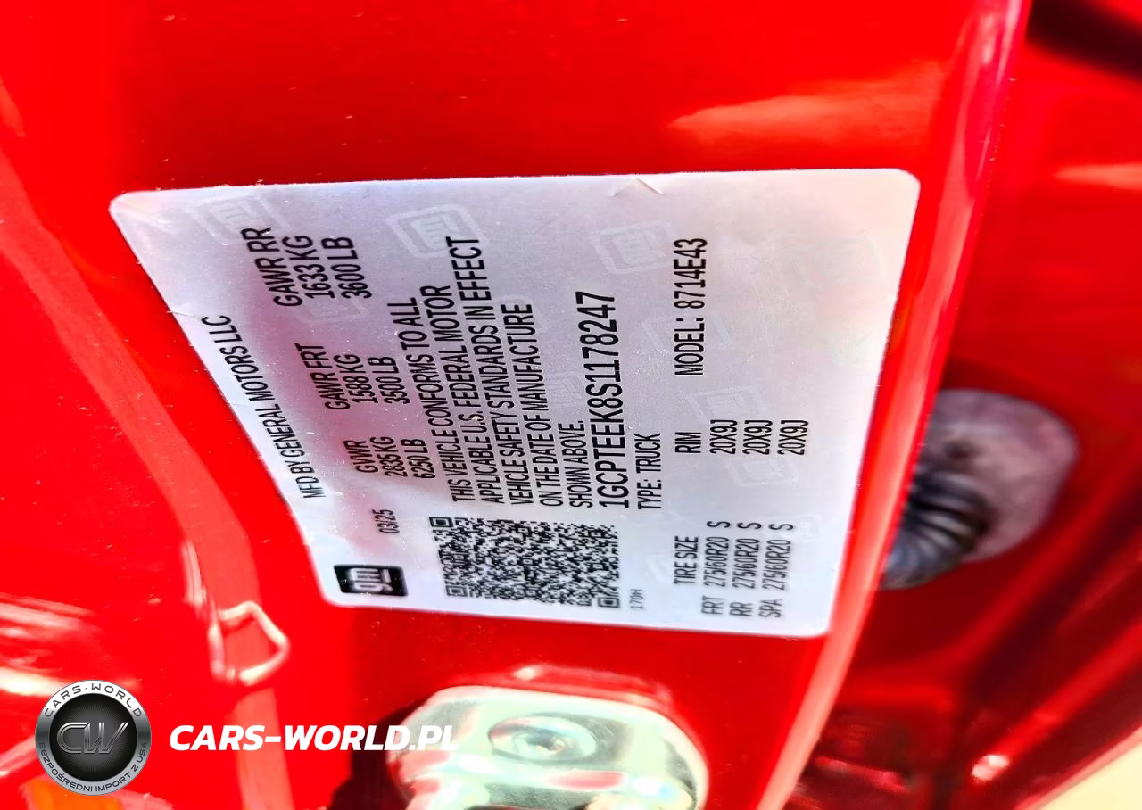 2025 Chevrolet Colorado Trail Boss VIN:1GCPTEEK8S1178247 - 12