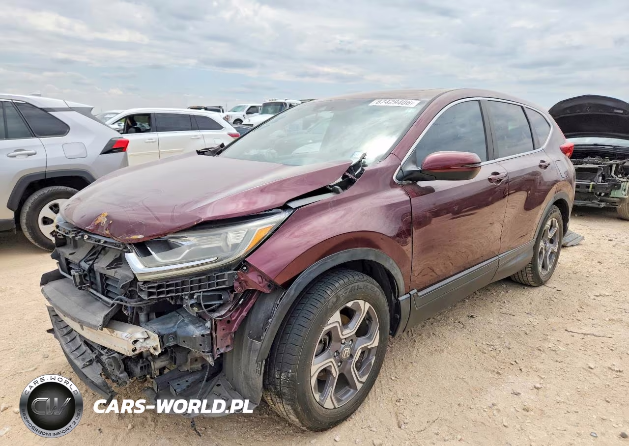 2017 Honda Cr-V Ex VIN:7FARW1H58HE025662 - 1