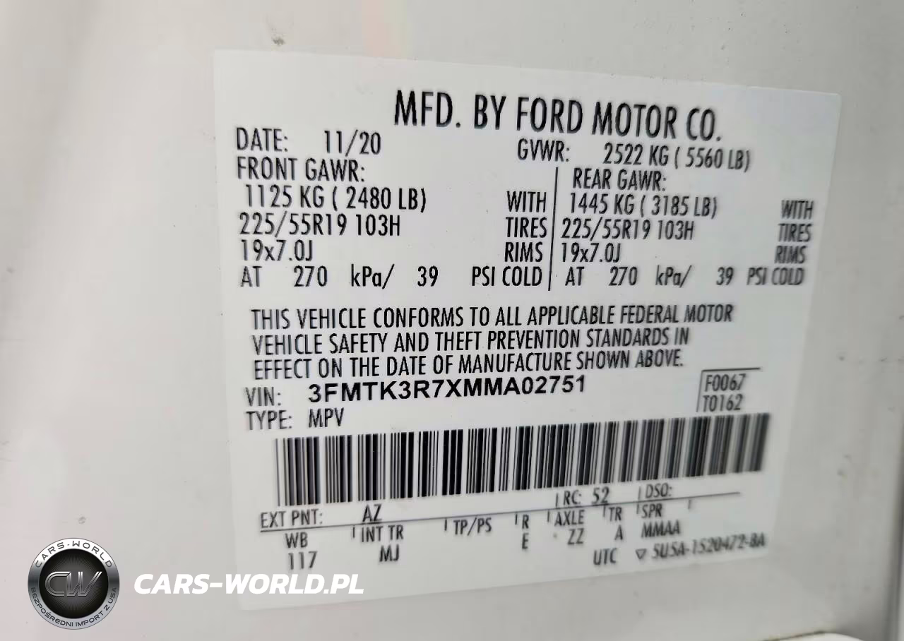 2021 Ford Mustang Mach-E Premium VIN:3FMTK3R7XMMA02751 - 14
