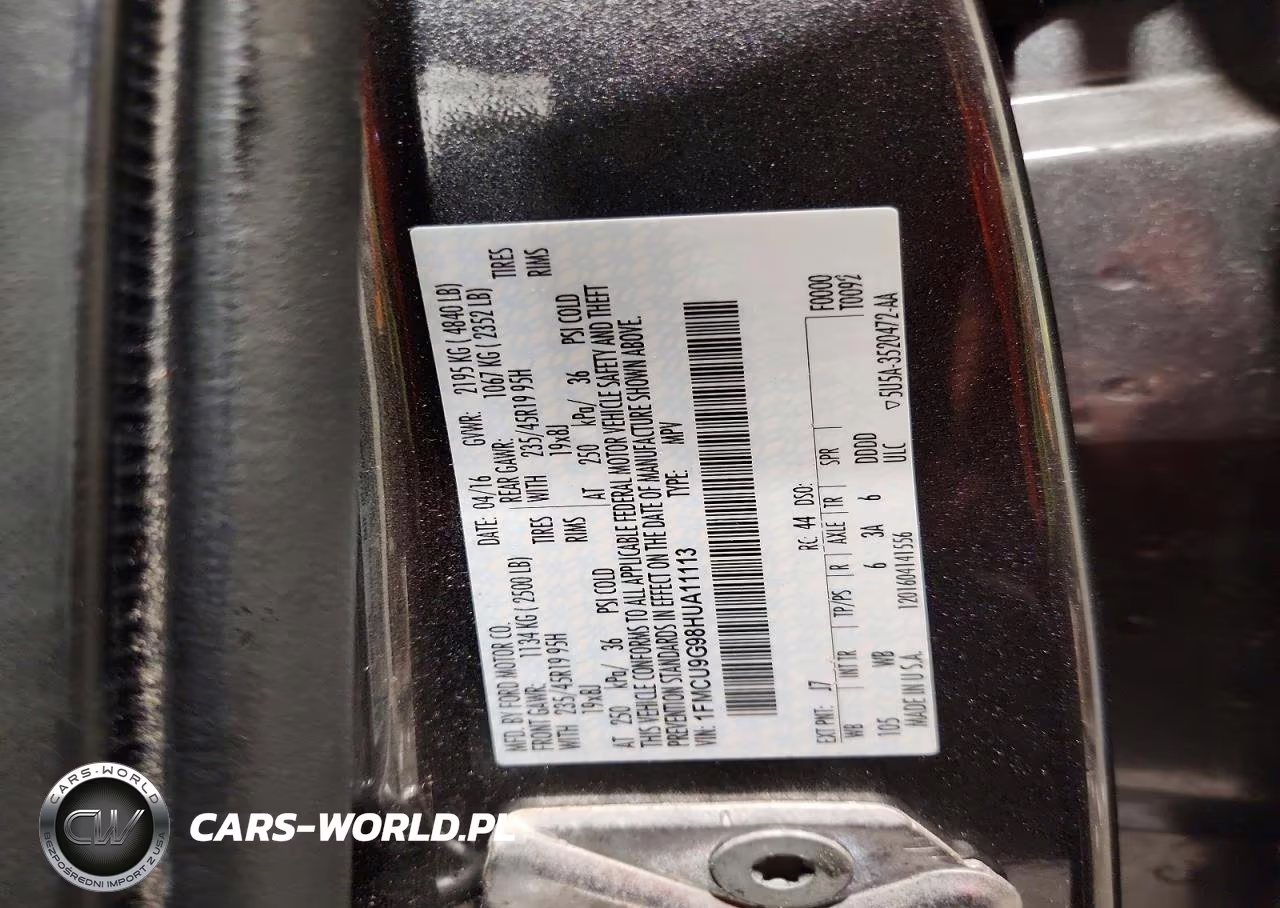 2017 Ford Escape Se VIN:1FMCU9G98HUA11113 - 13
