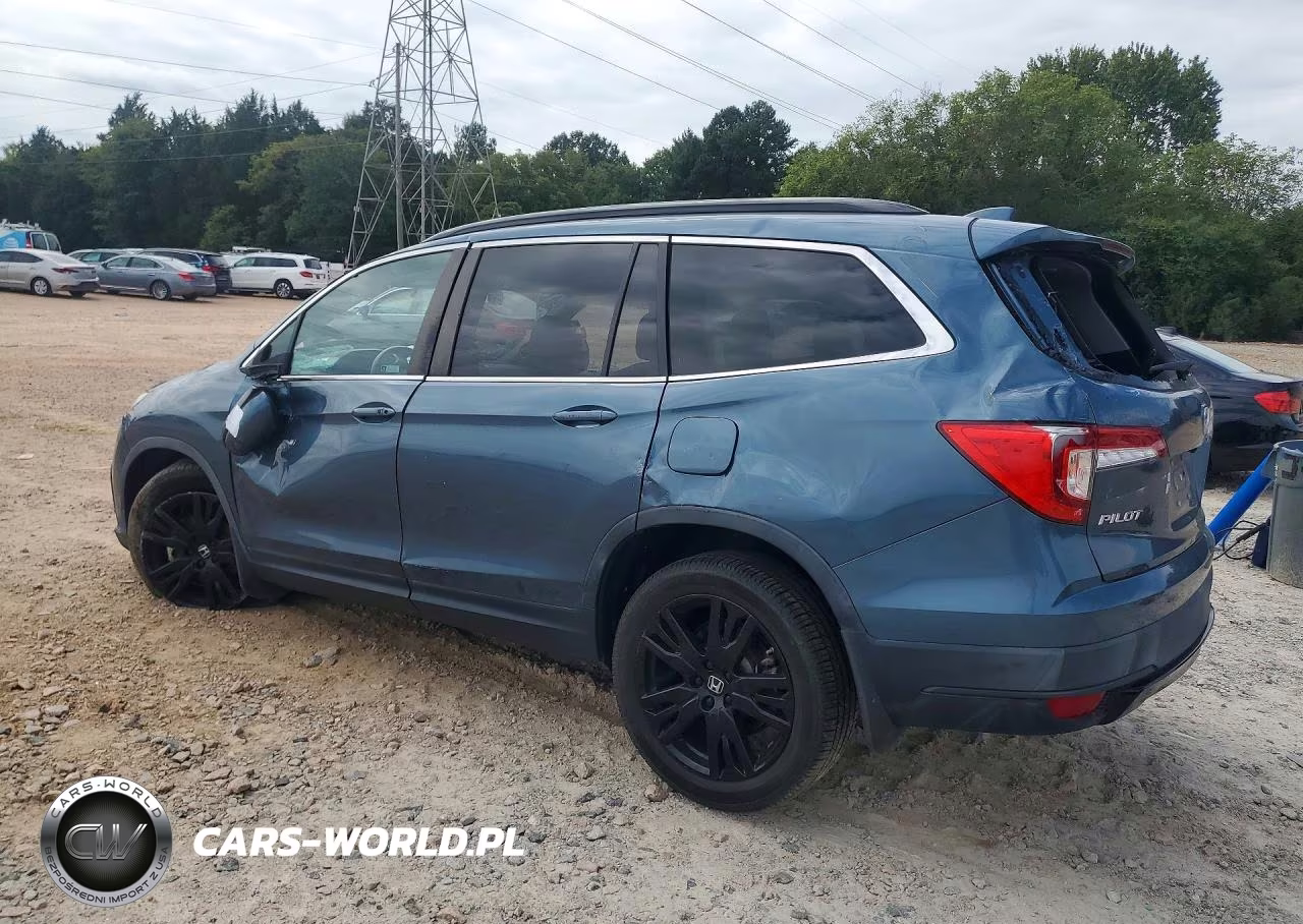 2021 Honda Pilot Se VIN:5FNYF5H20MB028974 - 2