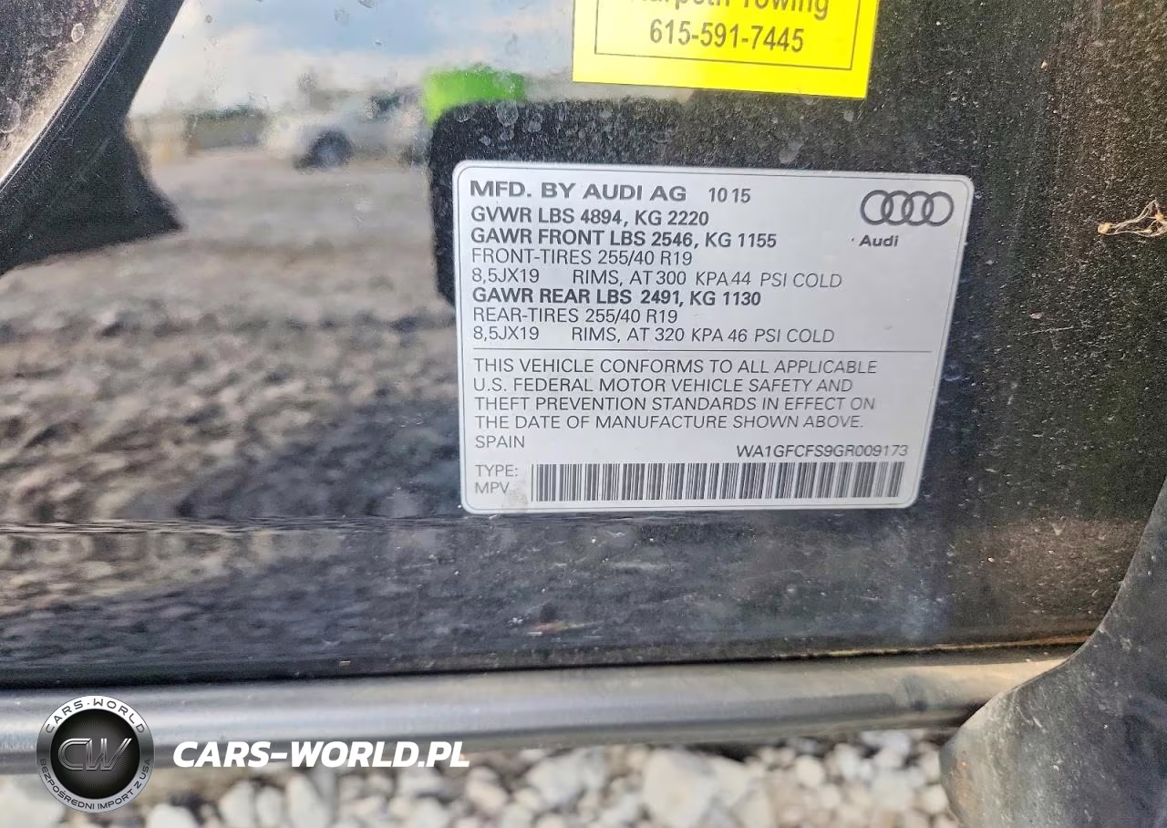2016 Audi Q3 Prestige VIN:WA1GFCFS9GR009173 - 13