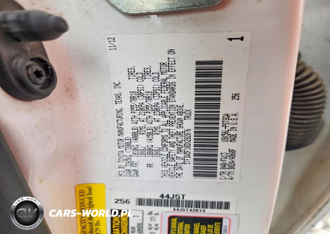 2013 Toyota Tundra Crewmax Sr5 VIN:5TFDW5F10DX282876 - 12