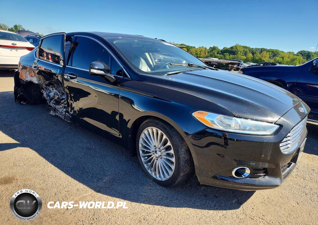 2014 Ford Fusion Titanium VIN:3FA6P0D99ER348343 - 4