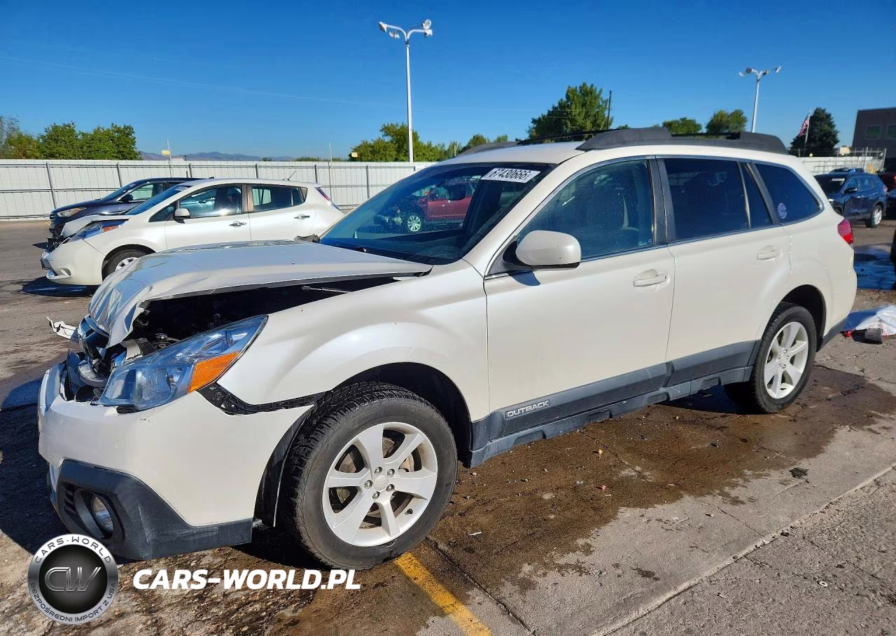2014 Subaru Outback 2.5I Premium VIN:4S4BRCCC8E3279463 - 1