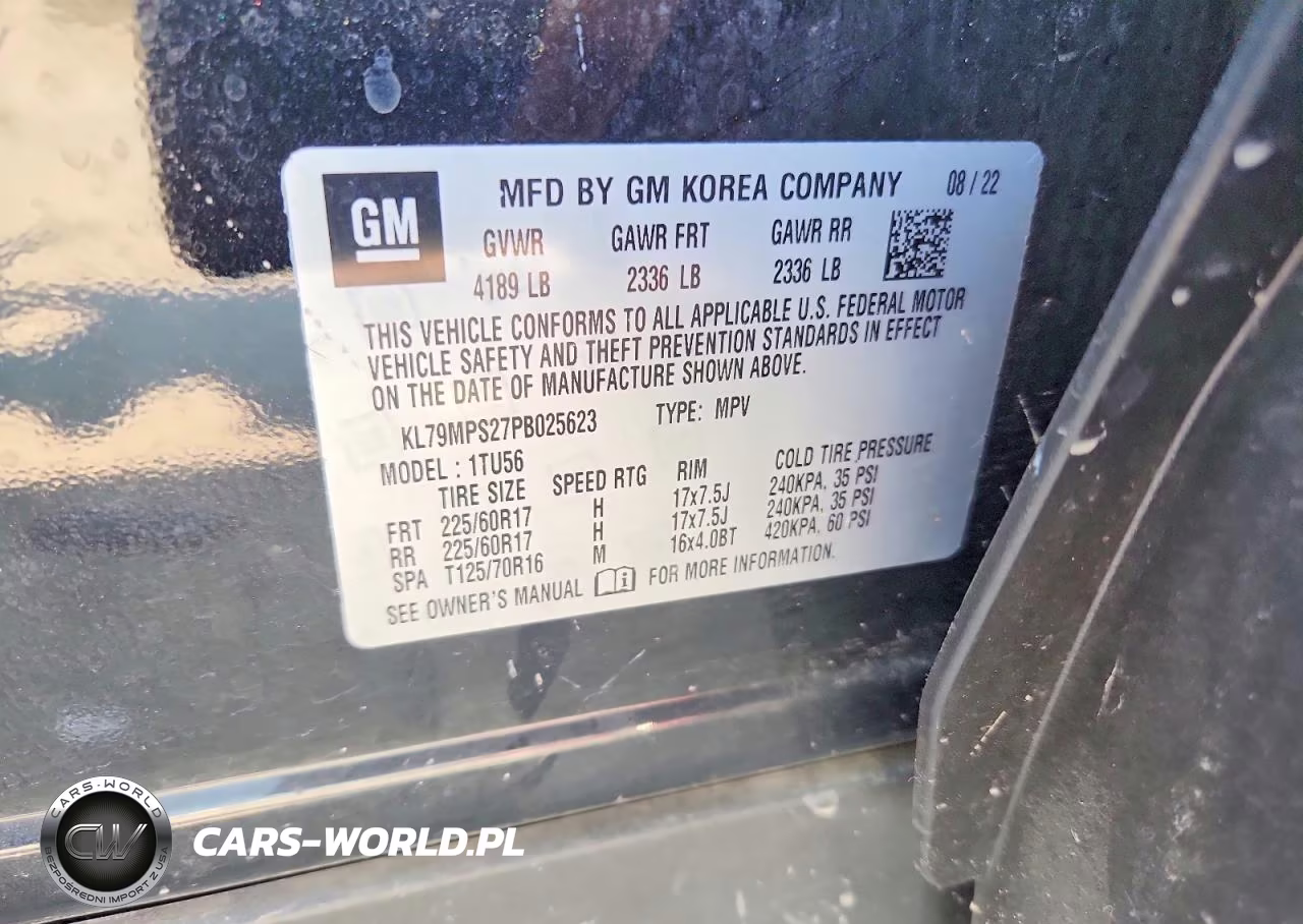 2023 Chevrolet Trailblazer Lt VIN:KL79MPS27PB025623 - 13