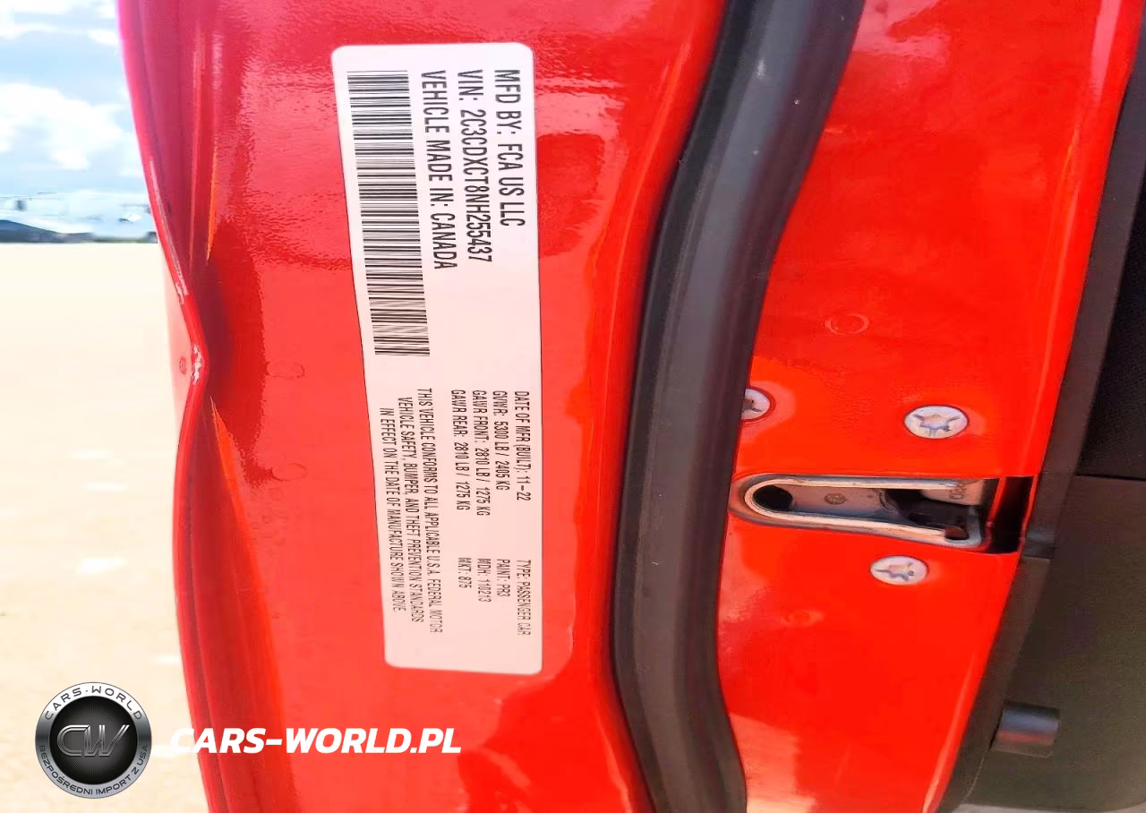 2022 Dodge Charger R-T VIN:2C3CDXCT8NH255437 - 12