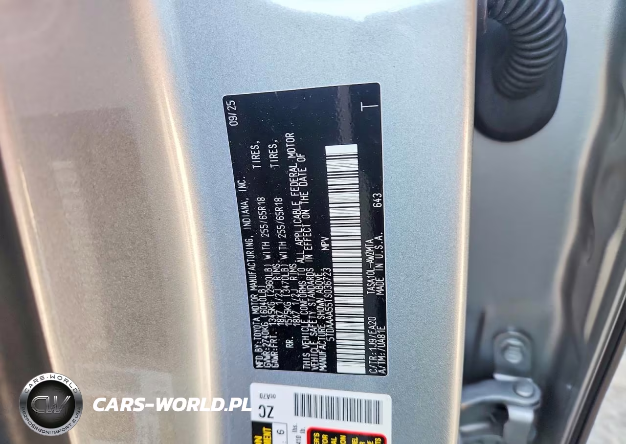 2026 Toyota Grand Highlander Xle VIN:5TDAAAA55TS036723 - 13