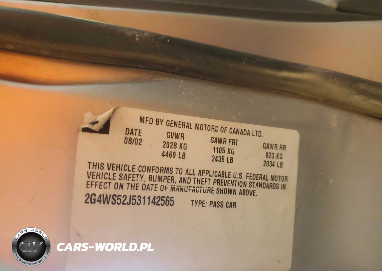 2003 Buick Century Custom VIN:2G4WS52J531142565 - 12