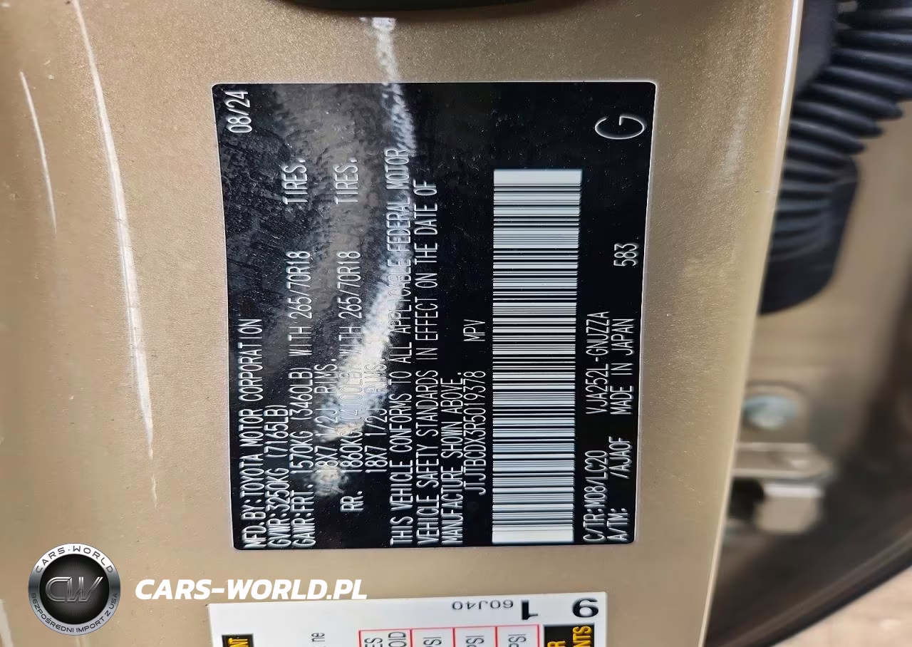 2024 Lexus Gx 550 Overtrail+ VIN:JTJTBCDX3R5019378 - 13