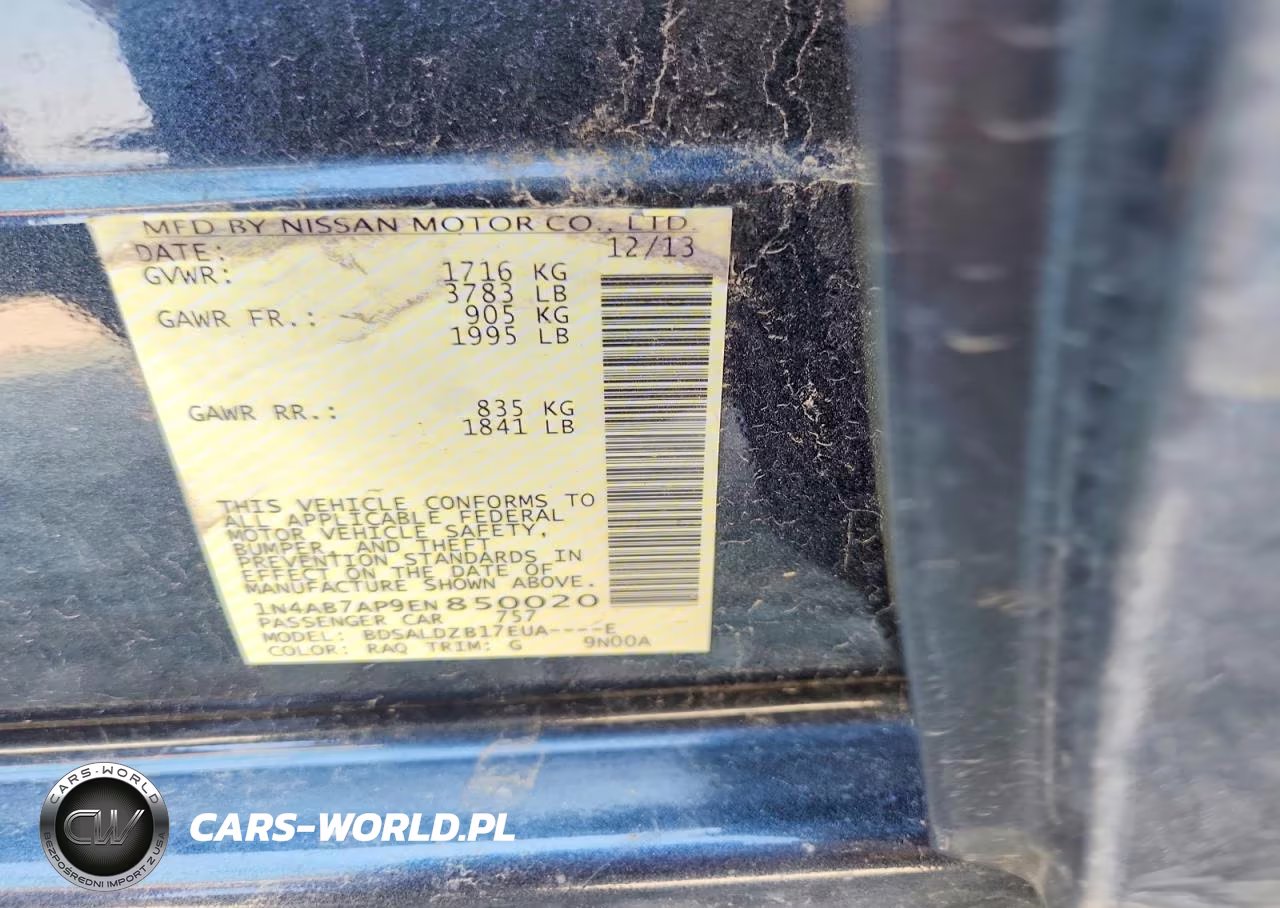 2014 Nissan Sentra Sv VIN:1N4AB7AP9EN850020 - 12
